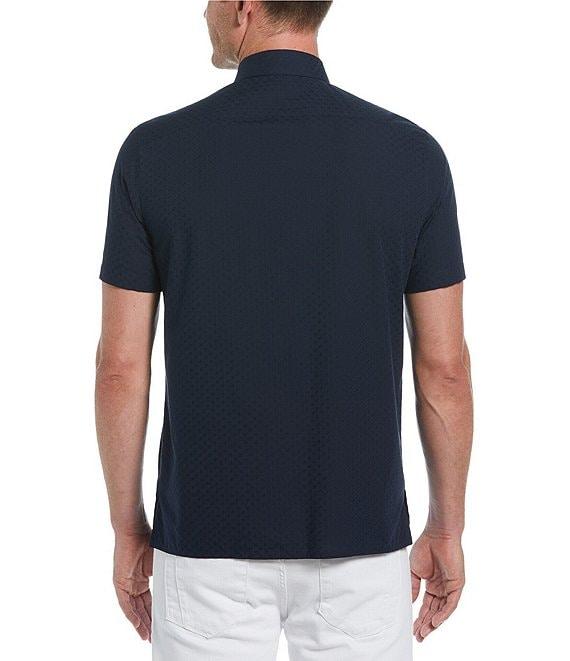 Perry Ellis Cube Print Long Sleeve Woven Shirt Product Image