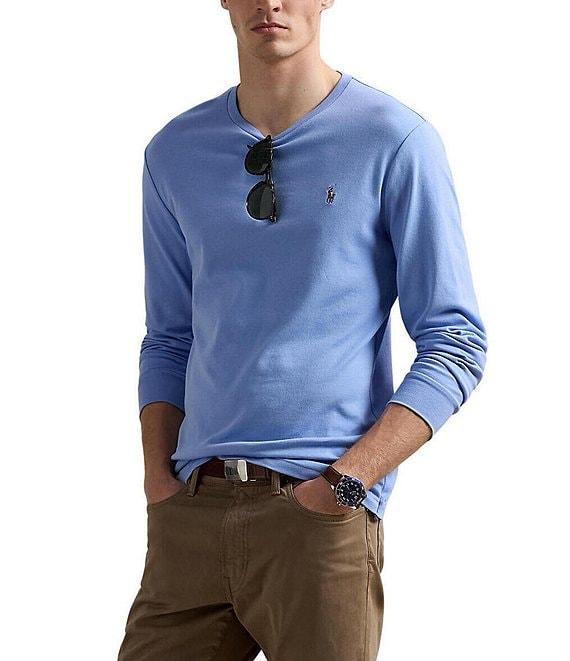 Polo Ralph Lauren Classic-Fit Soft Cotton Long Sleeve T-Shirt Product Image