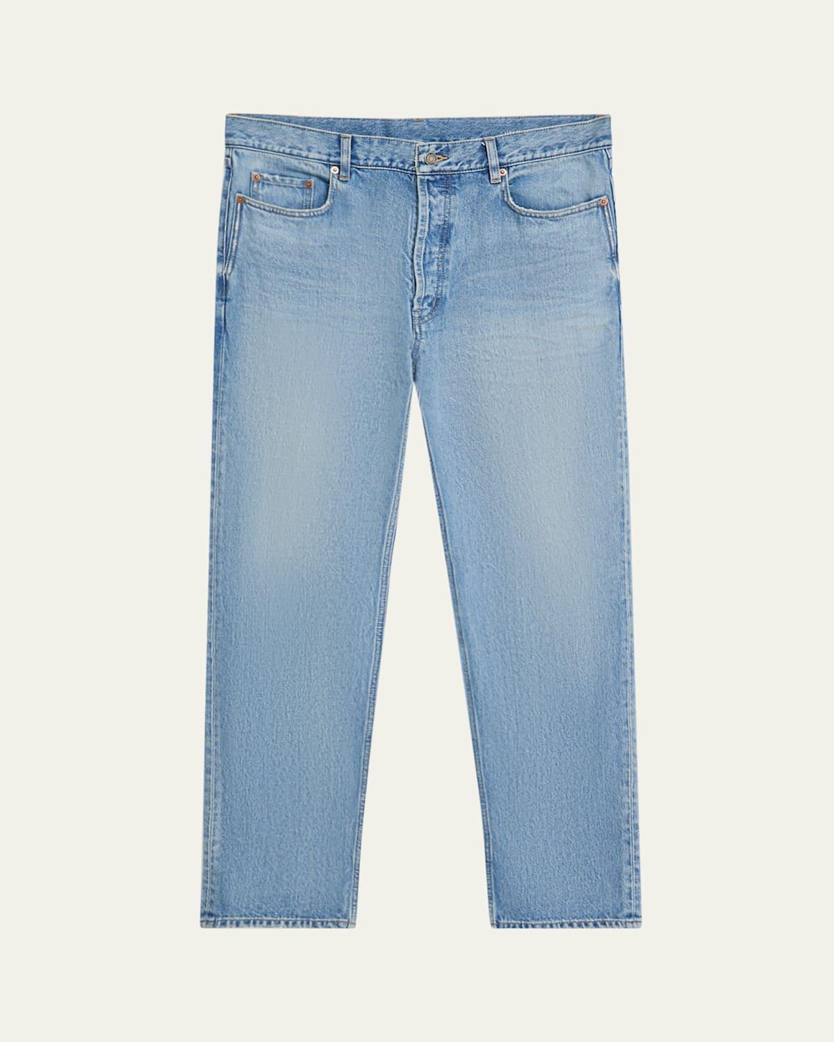 Men's Faded Jeans  Product Image