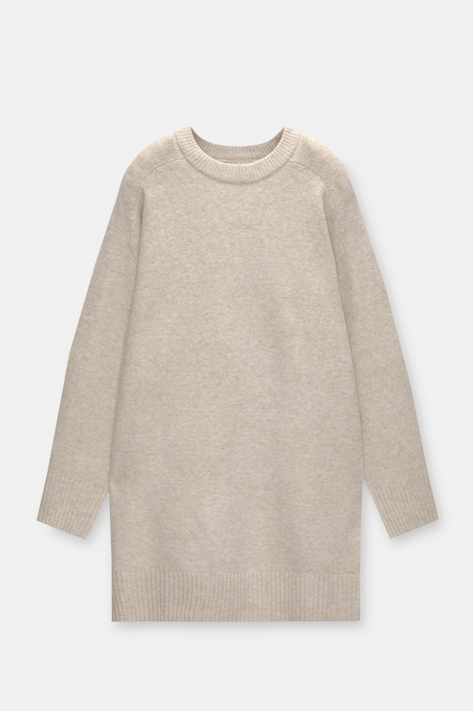 Long sleeve knit dress Product Image