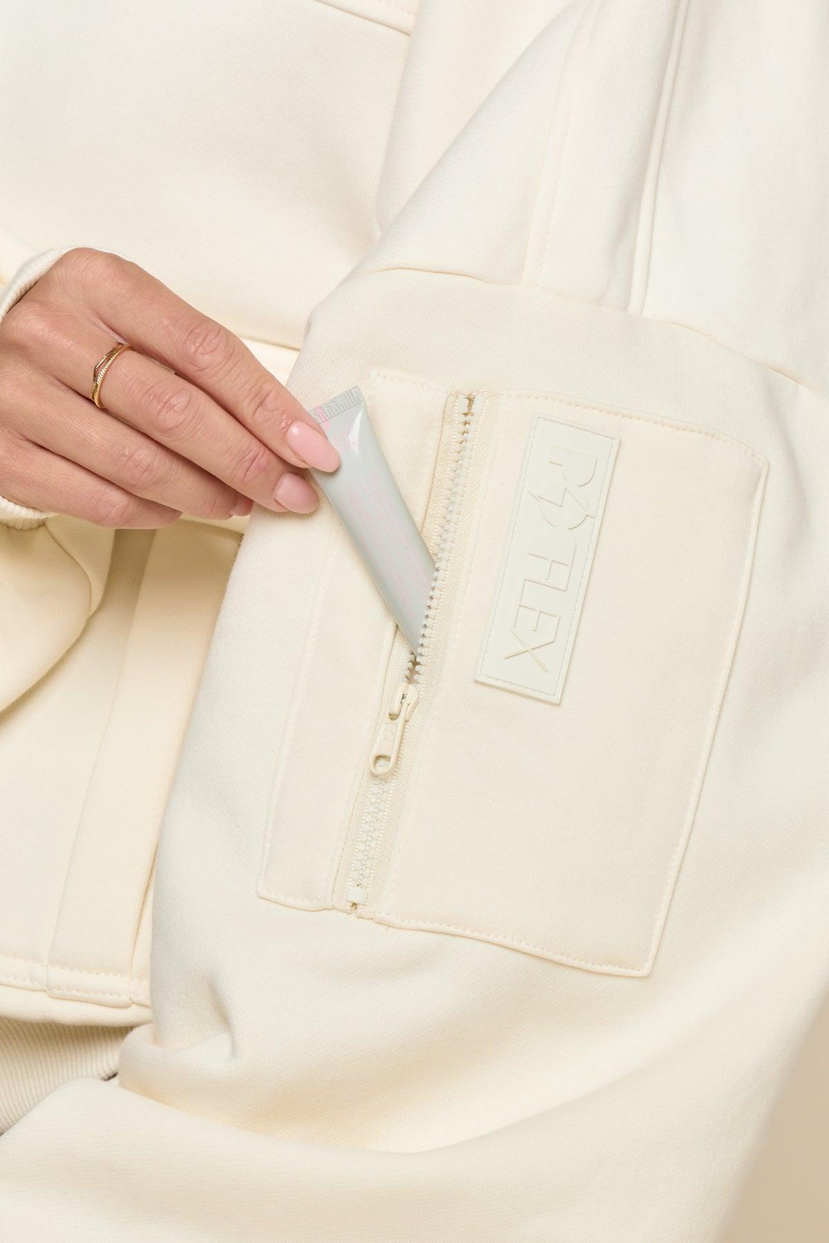 Cloud Bomber Jacket - Ivory Product Image