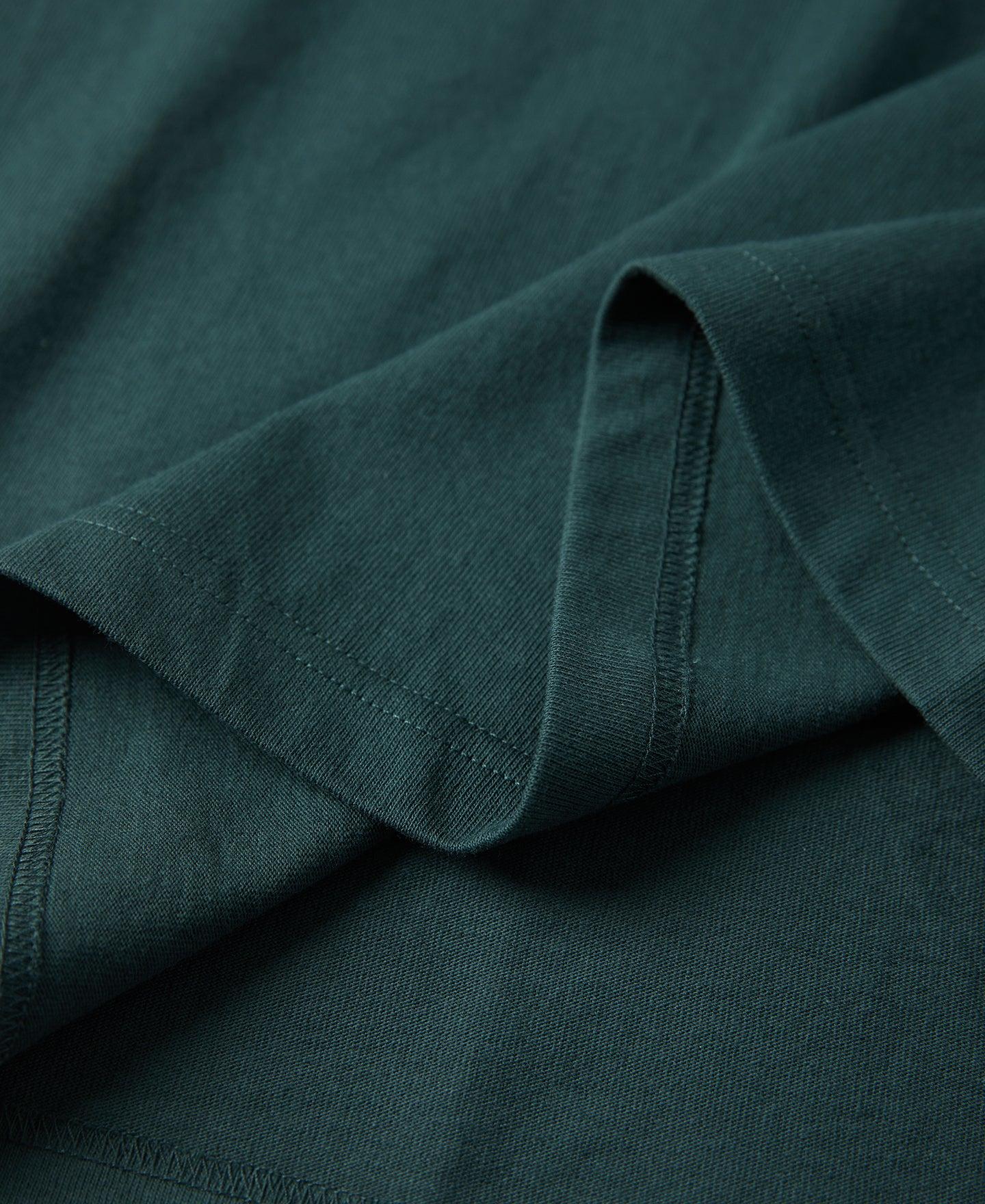 9 oz Cotton Tubular T-Shirt - Dark Green Product Image