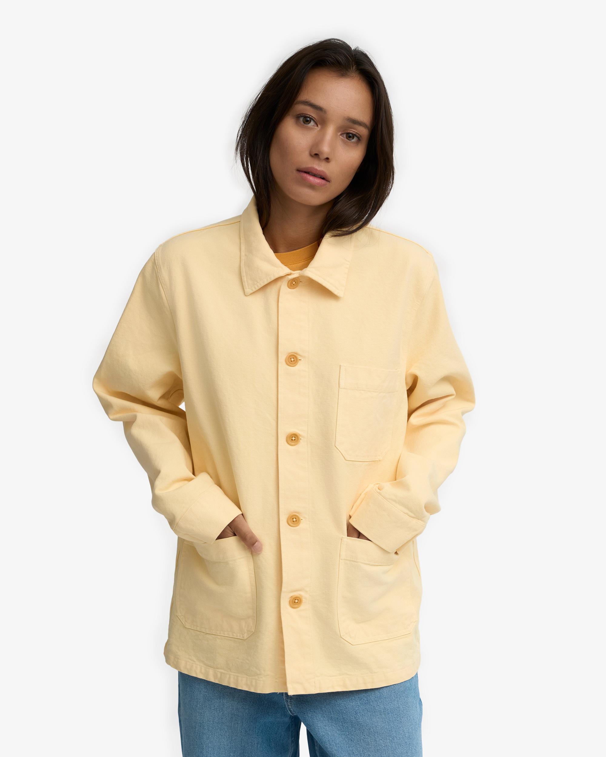 Organic Workwear Jacket - Soft Yellow Product Image