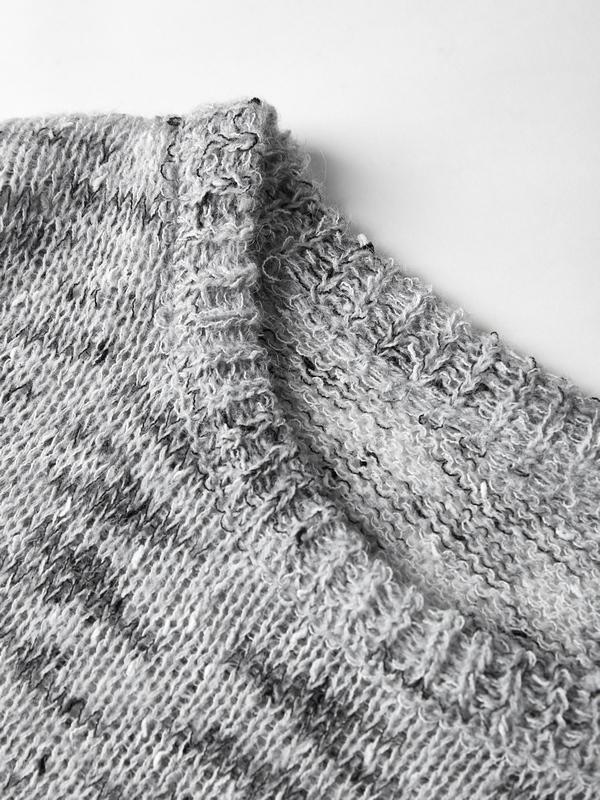 Cutout Lace Up Long Sleeve Knit Product Image