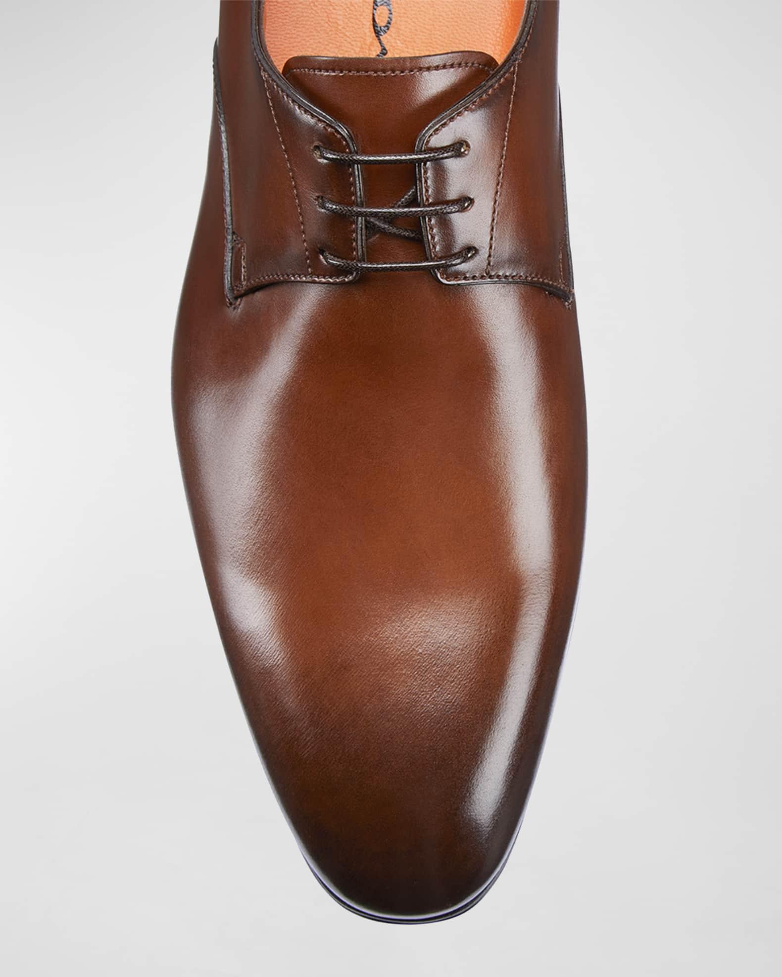 Men's Induct Burnished Leather Derby Shoes Product Image