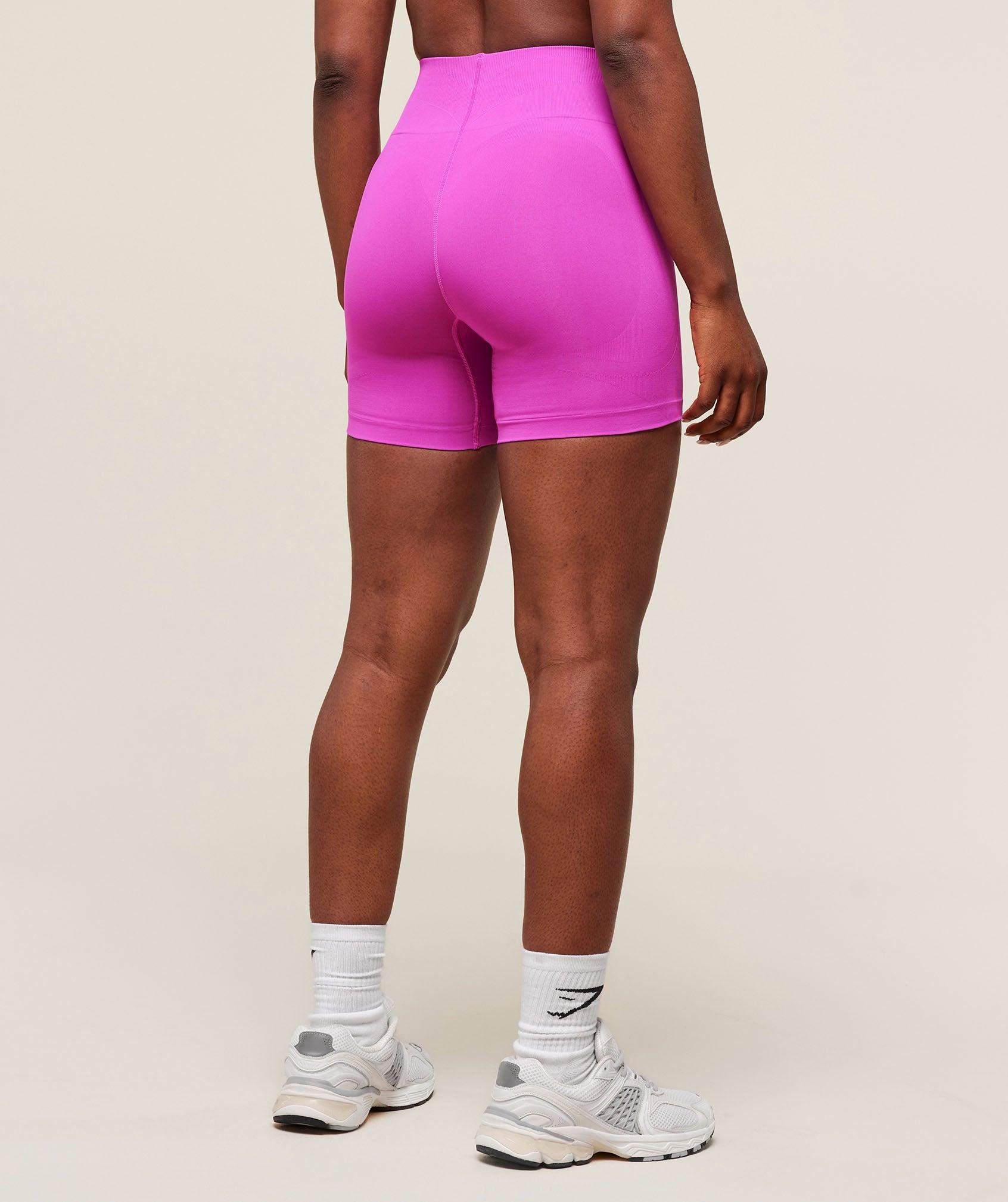 Gymshark Energised Seamless Shorts - Vibrant Pink Female Product Image