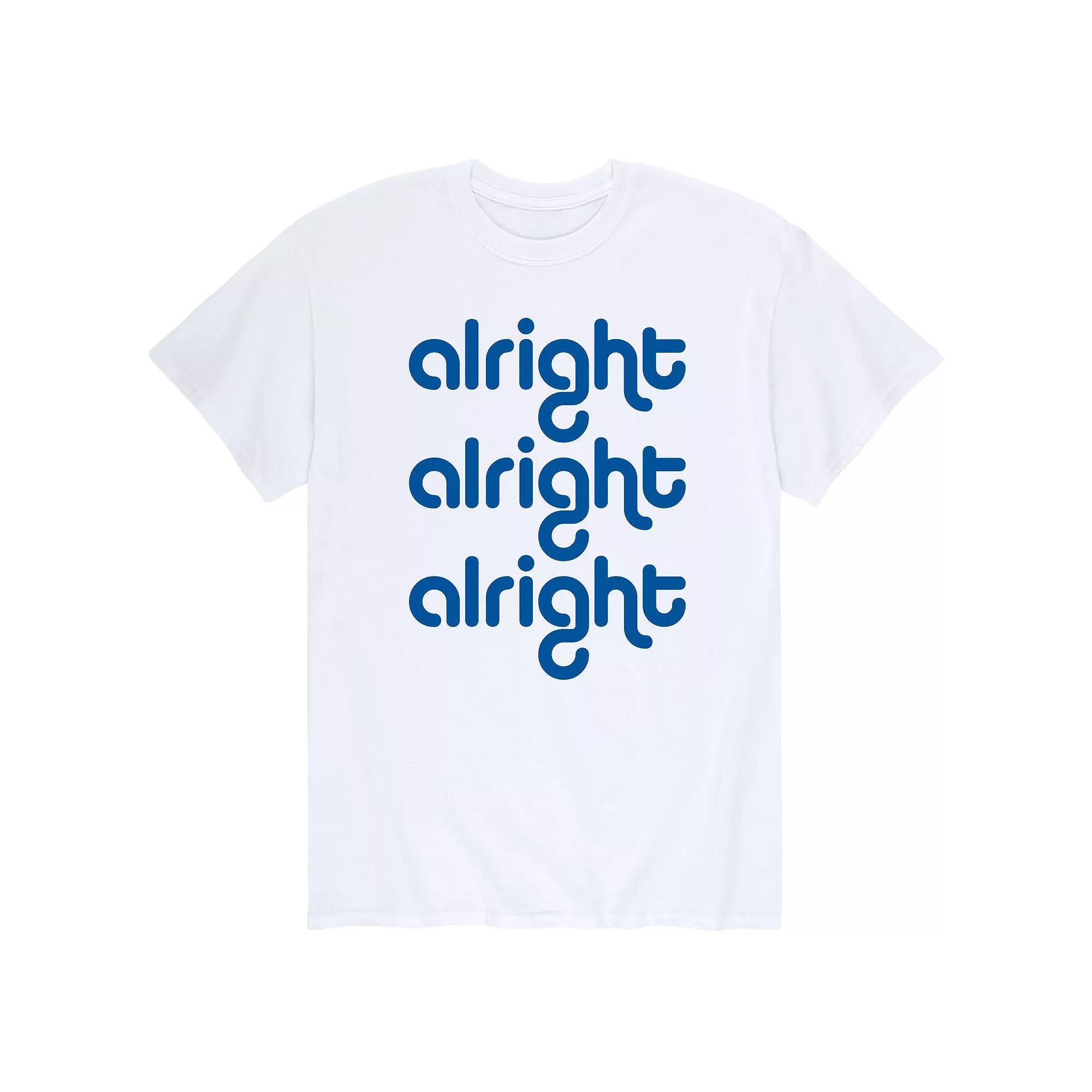 Men's Alright Alright Alright Tee,  Product Image