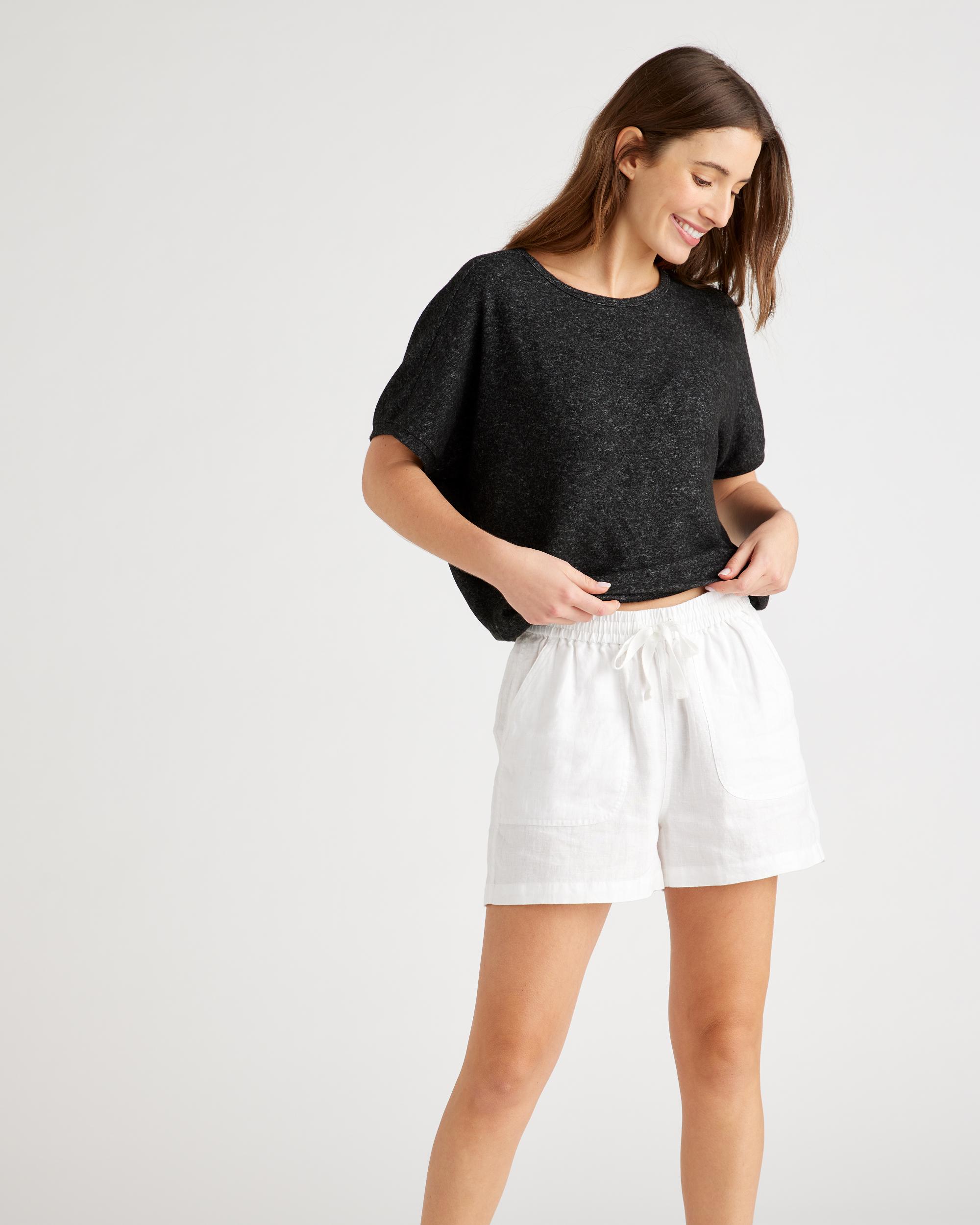 Quince | Women's Brushed Short Sleeve Lounge T-Shirt Rayon Product Image