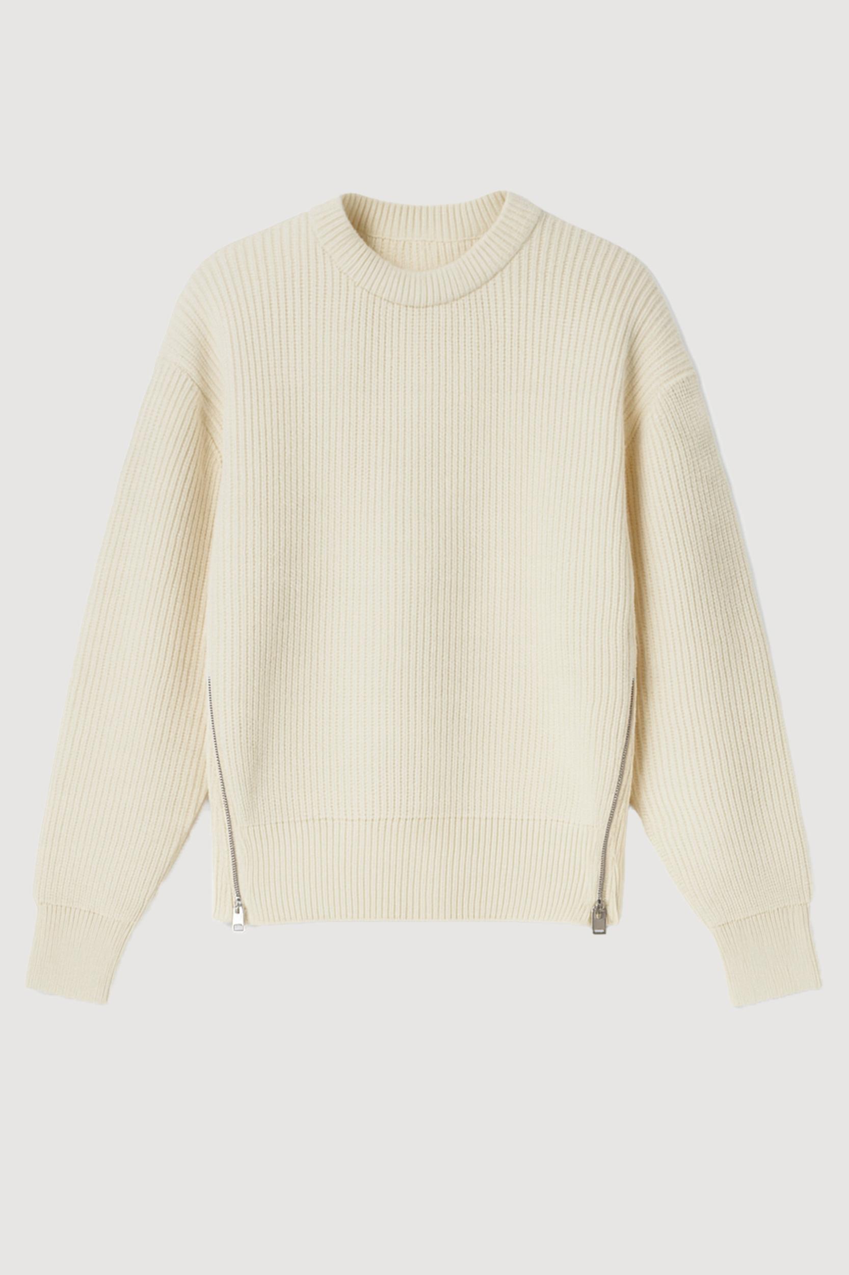 Tate Organic Cotton Side-Zip Sweater Product Image