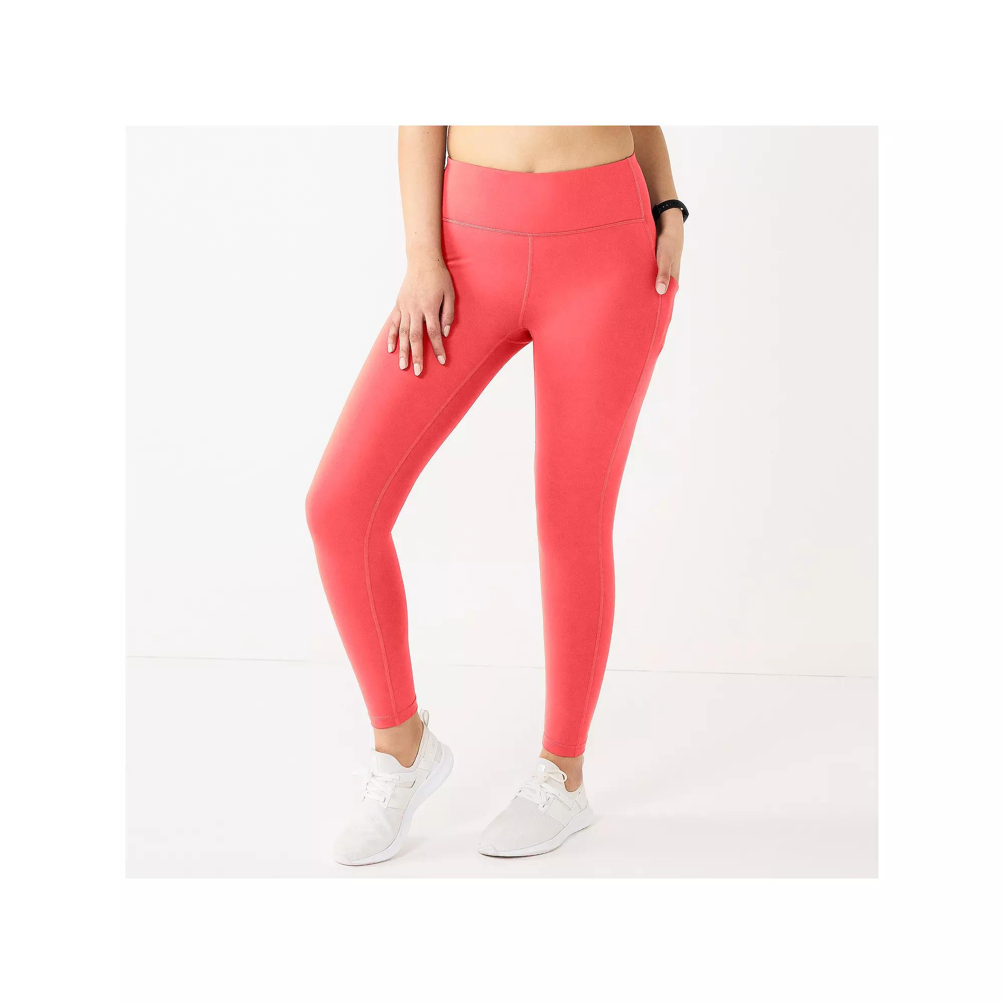 Women's Tek Gear® Ultrastretch High-Waisted Side Pocket 7/8 Leggings,  Product Image