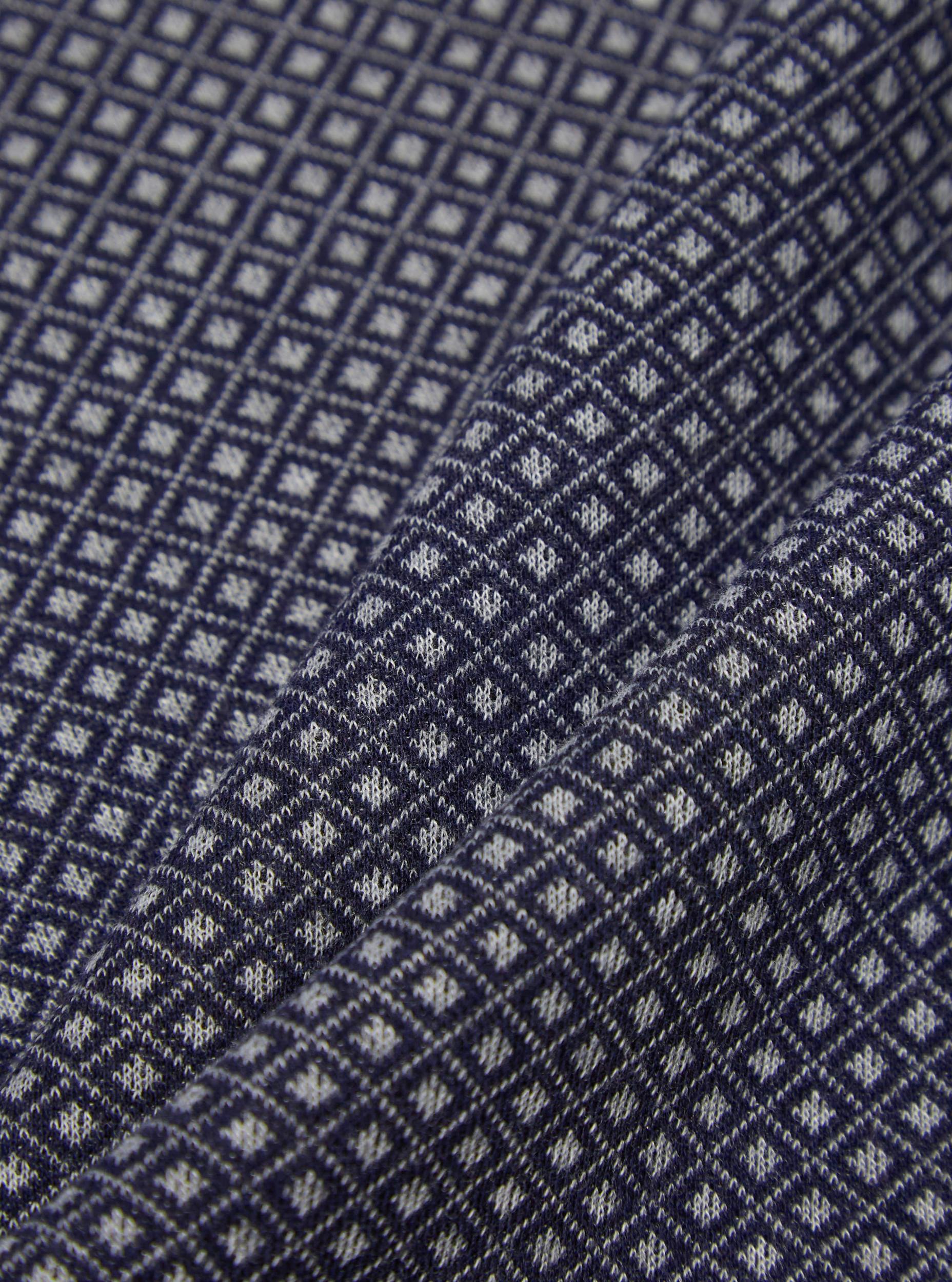 Navy Argyll Jersey Cardigan Product Image