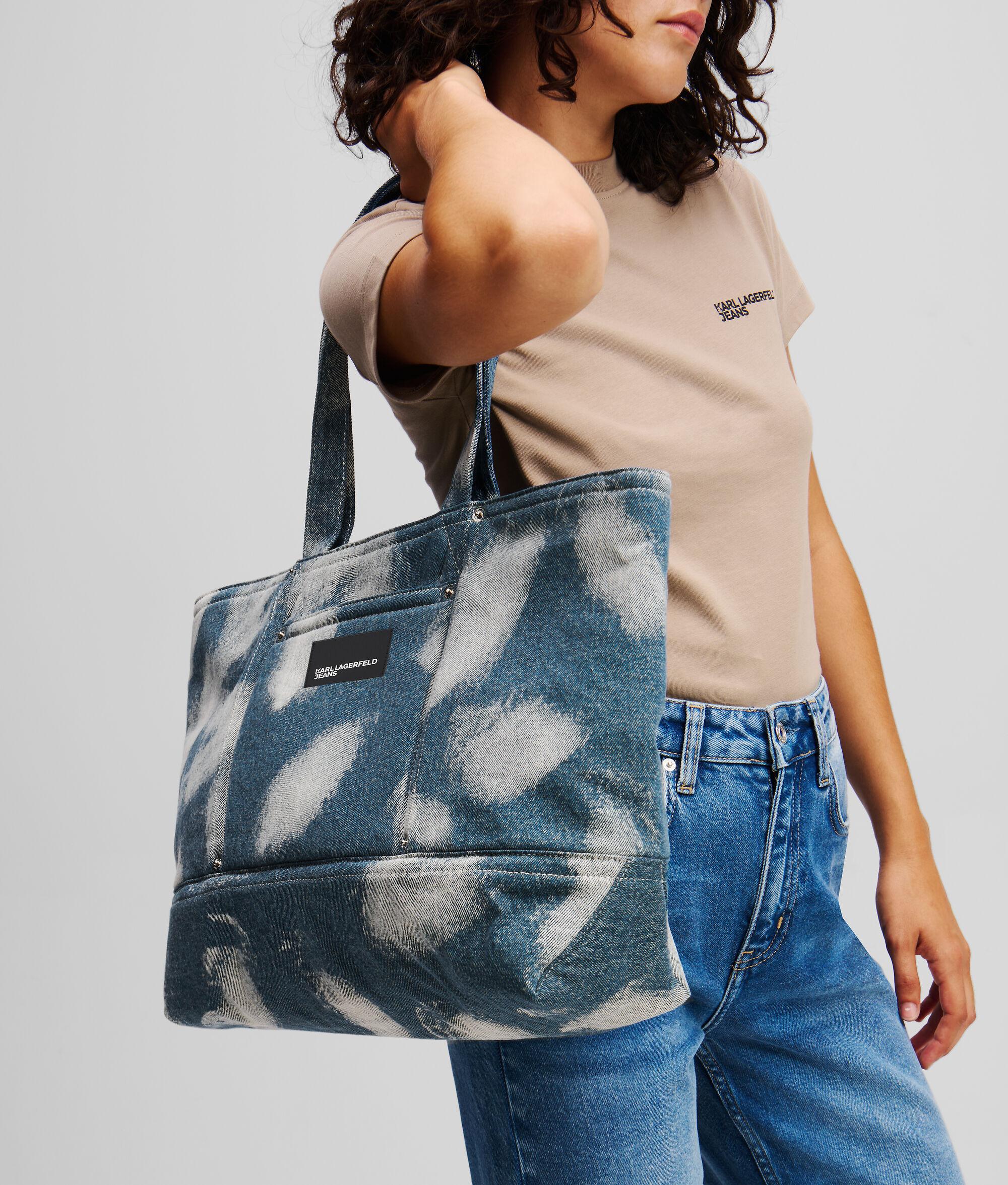 BLEACHED DENIM SHOPPER Product Image