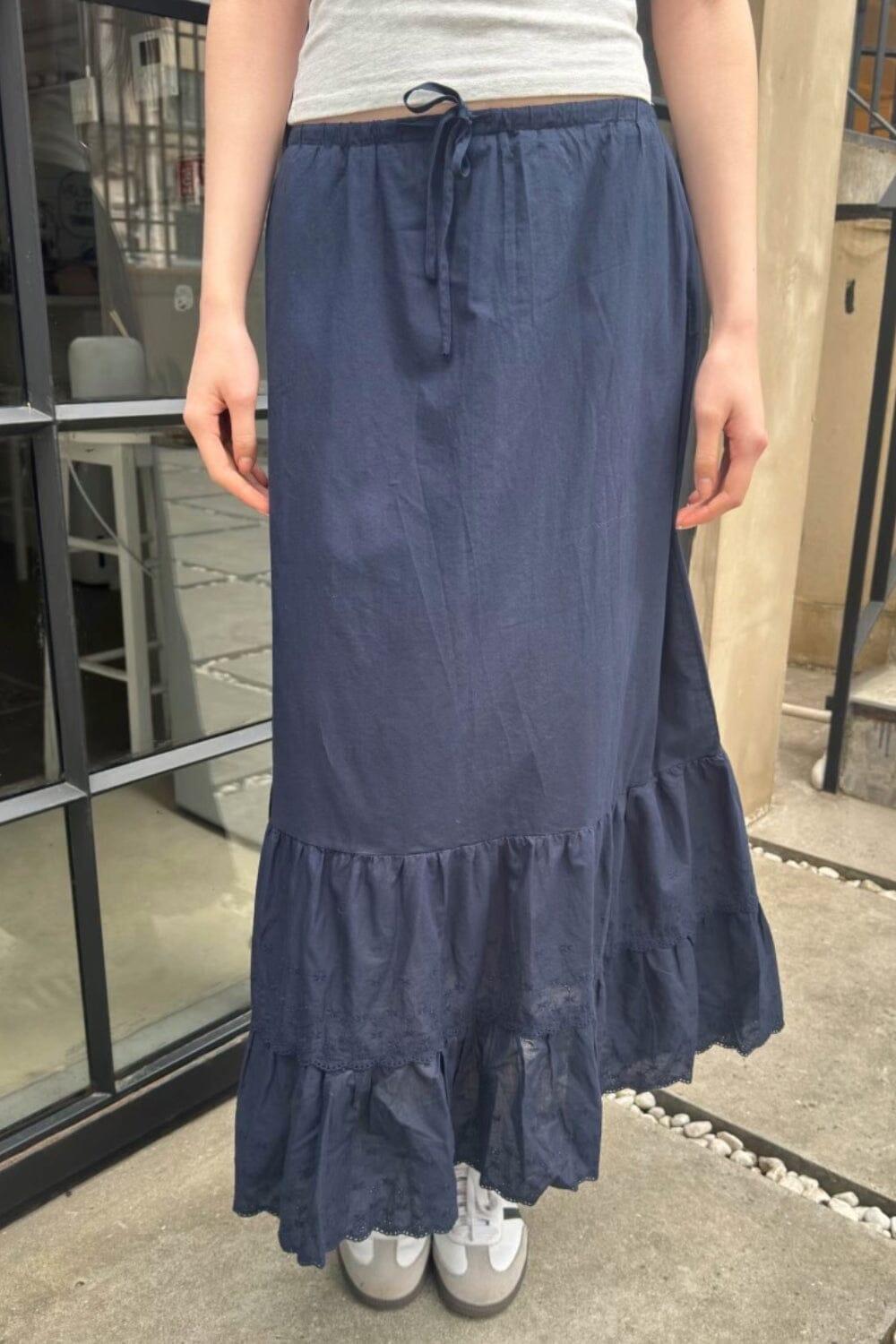 Olive Skirt Product Image