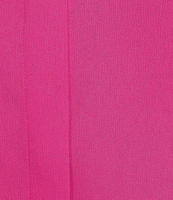 Investments Plus Size Dolman Long Sleeve Button Front Point Collar Blouse Product Image