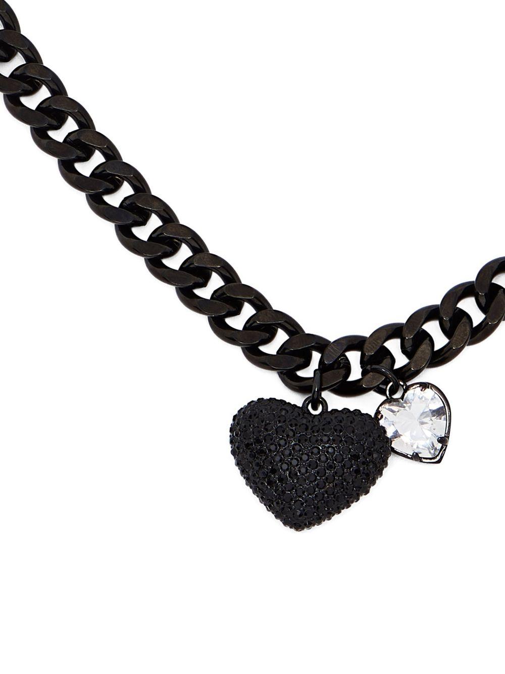 The Pave Ballon Heart necklace Product Image