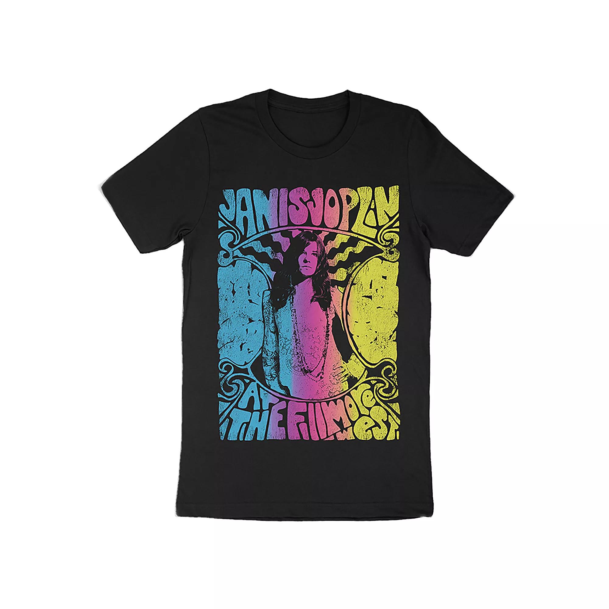 Men's Janis Jopplin At The Filmore Tee, Size: XL, Black Product Image
