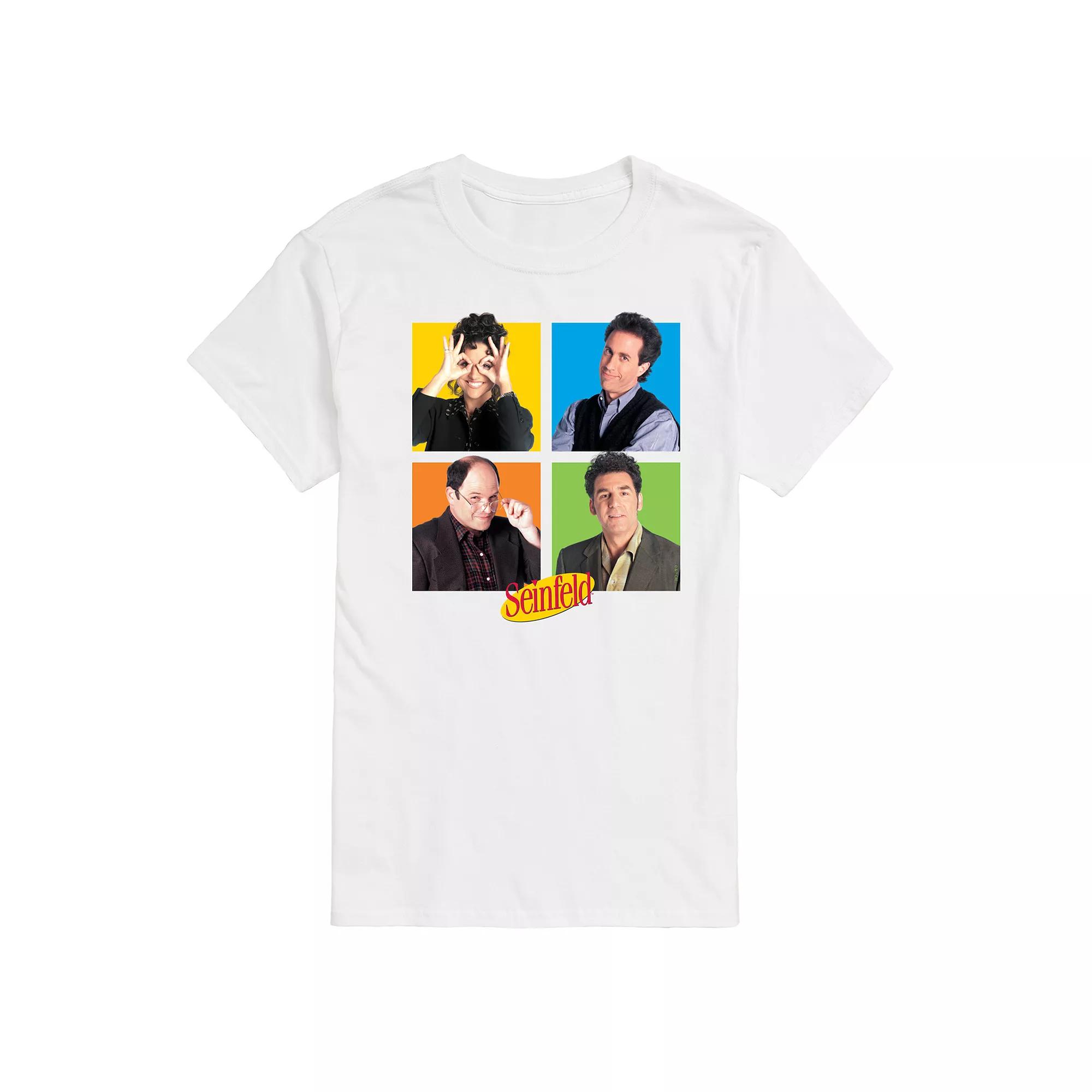 Men's Seinfeld Character Grid Graphic Tee,  Product Image