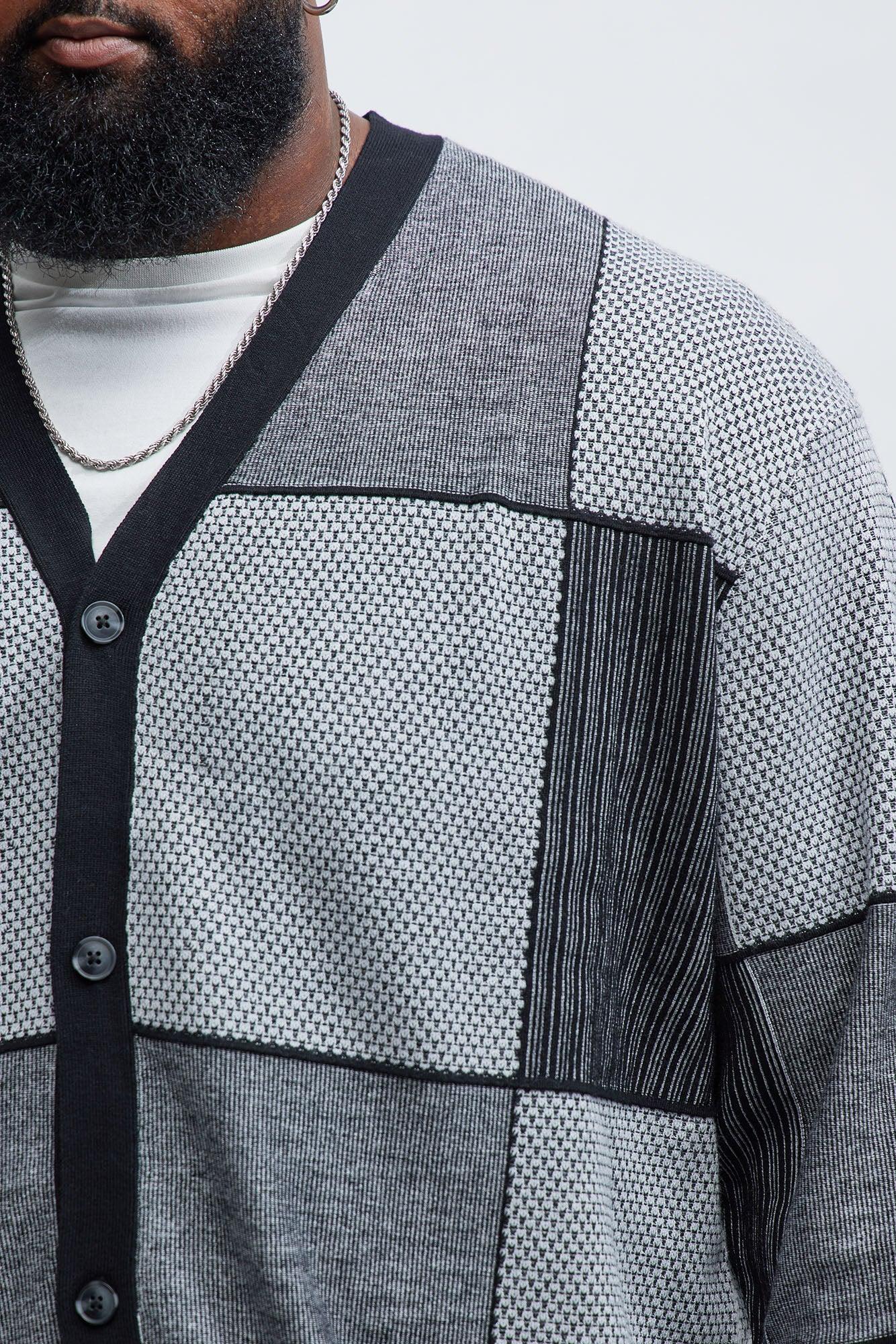 Better And Better Sweater Cardigan - Black Male Product Image