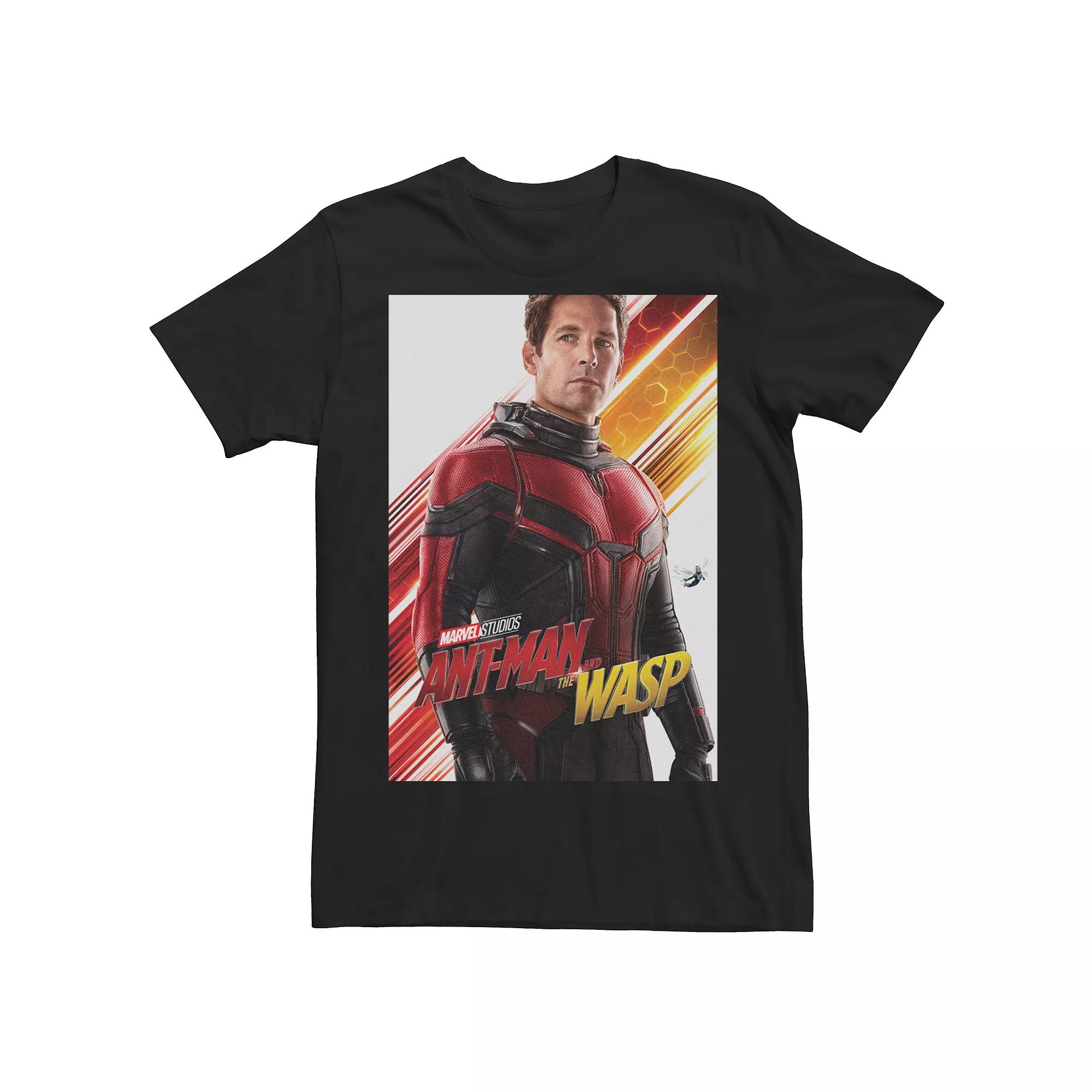 Men's Ant-Man And The Wasp Movie Poster Tee, Size: Medium, Black Product Image