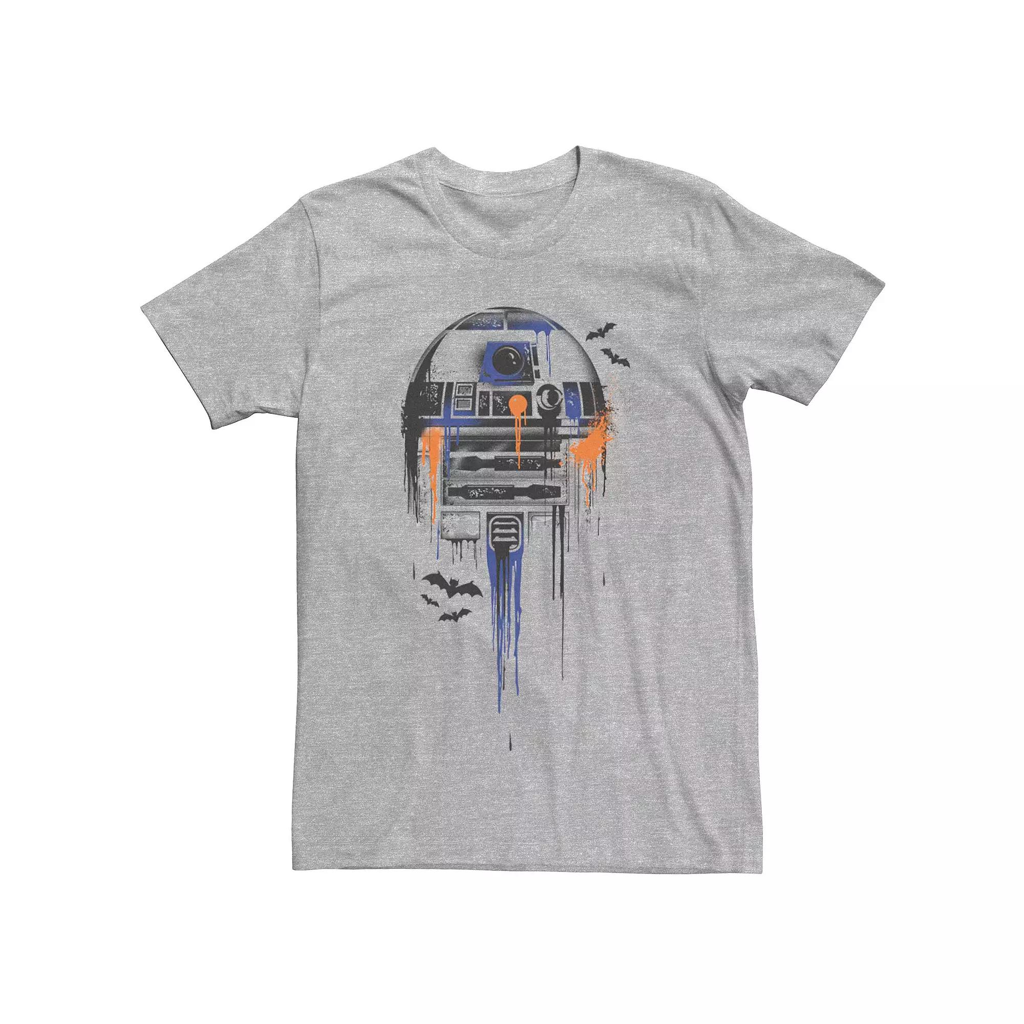 Men's Star Wars R2-D2 Halloween Paint Splatter Graphic Tee,  Product Image