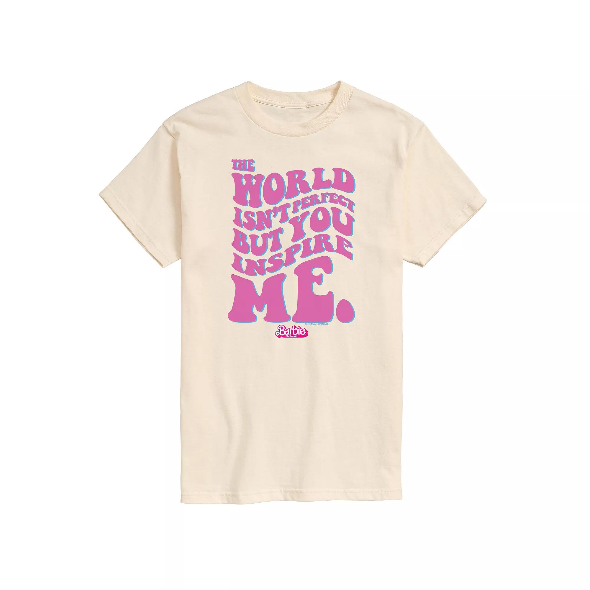 Men's Barbie Theatrical You Inspire Me Graphic Tee,  Product Image