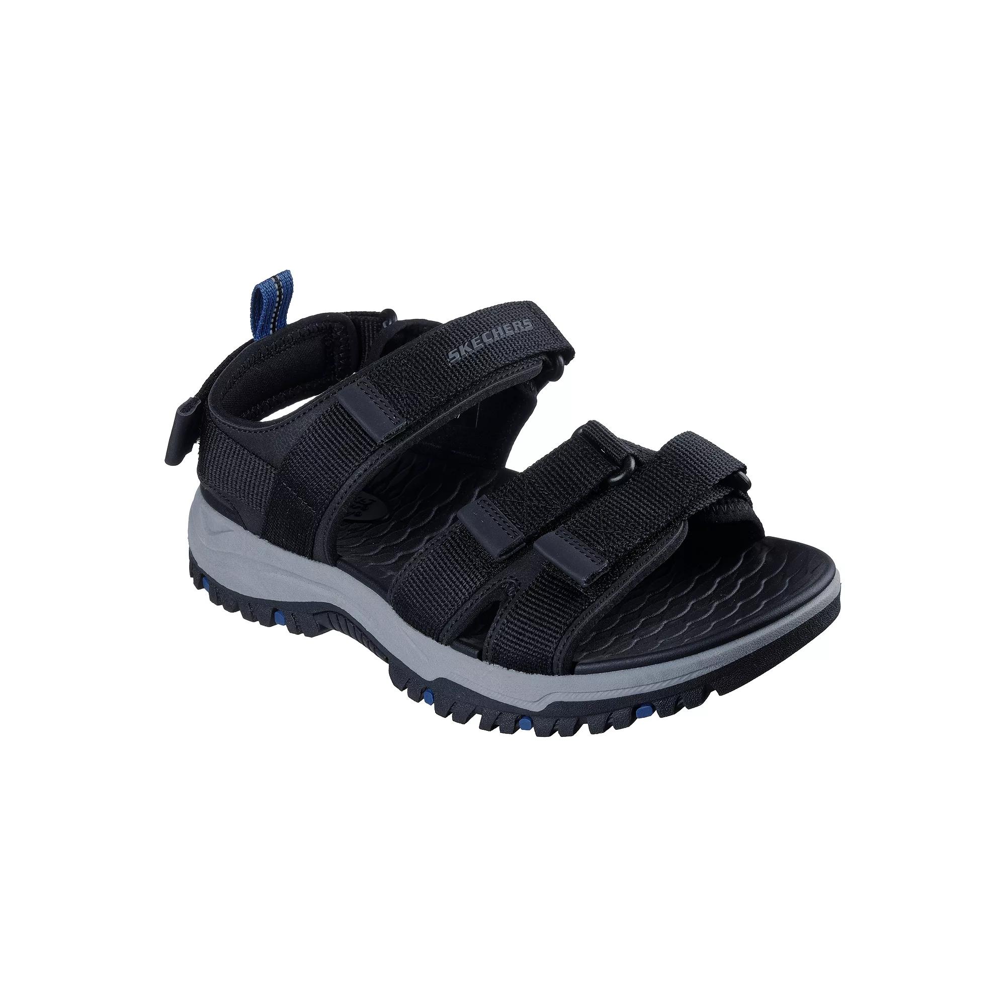 Skechers Relaxed Fit® Prewitt Rio Men's Sandals, Size: 12, Black Product Image