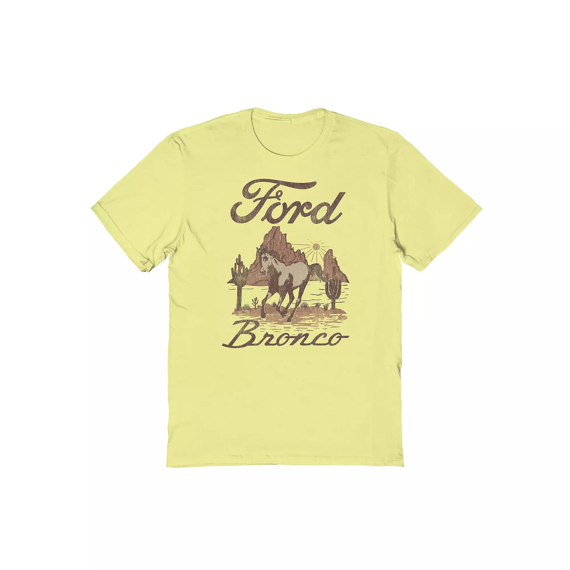 Men's Bronco Bro Graphic Tee, Size: Medium, Cornsilk Product Image