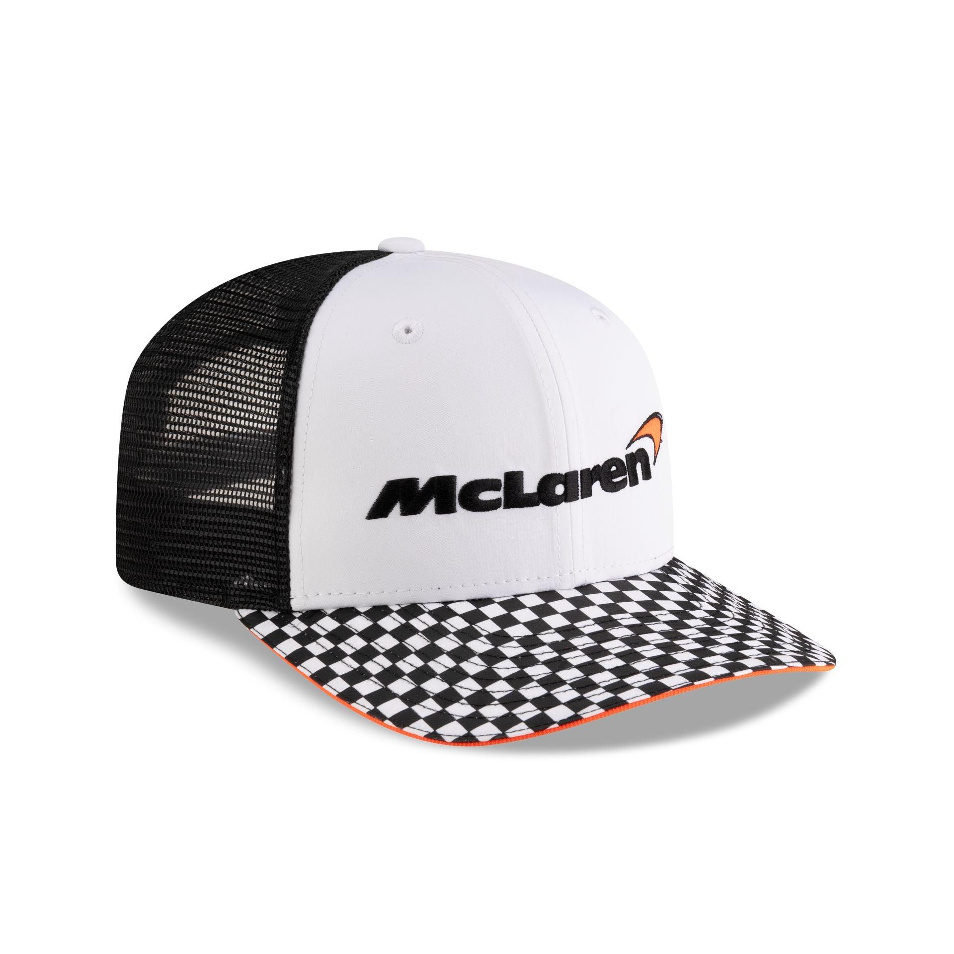McLaren Formula 1 Team Checkered Visor 9FIFTY Pre-Curve Snapback Hat Male Product Image