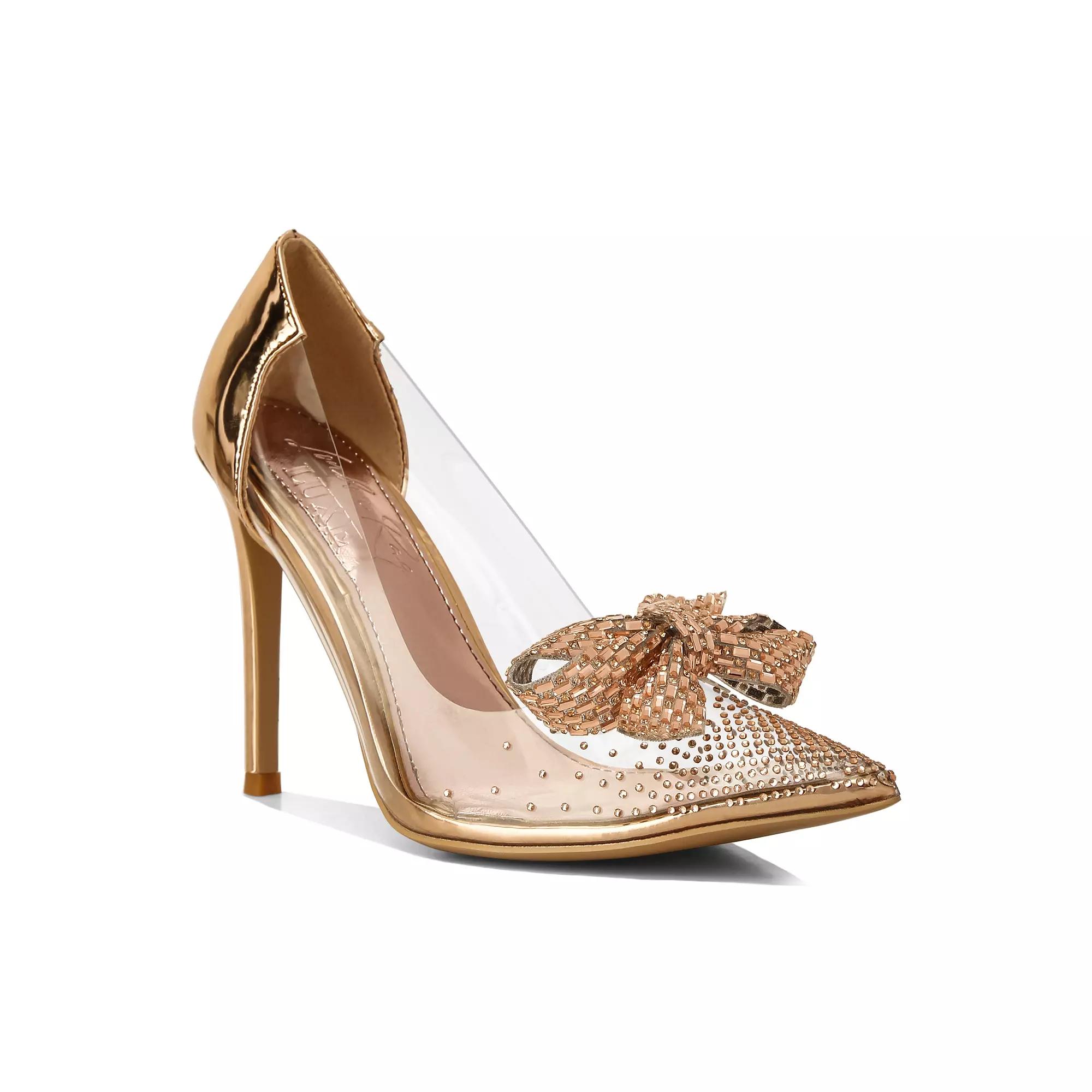 London Rag Erika Women's Heels, Size: 5, Rose Gold Product Image