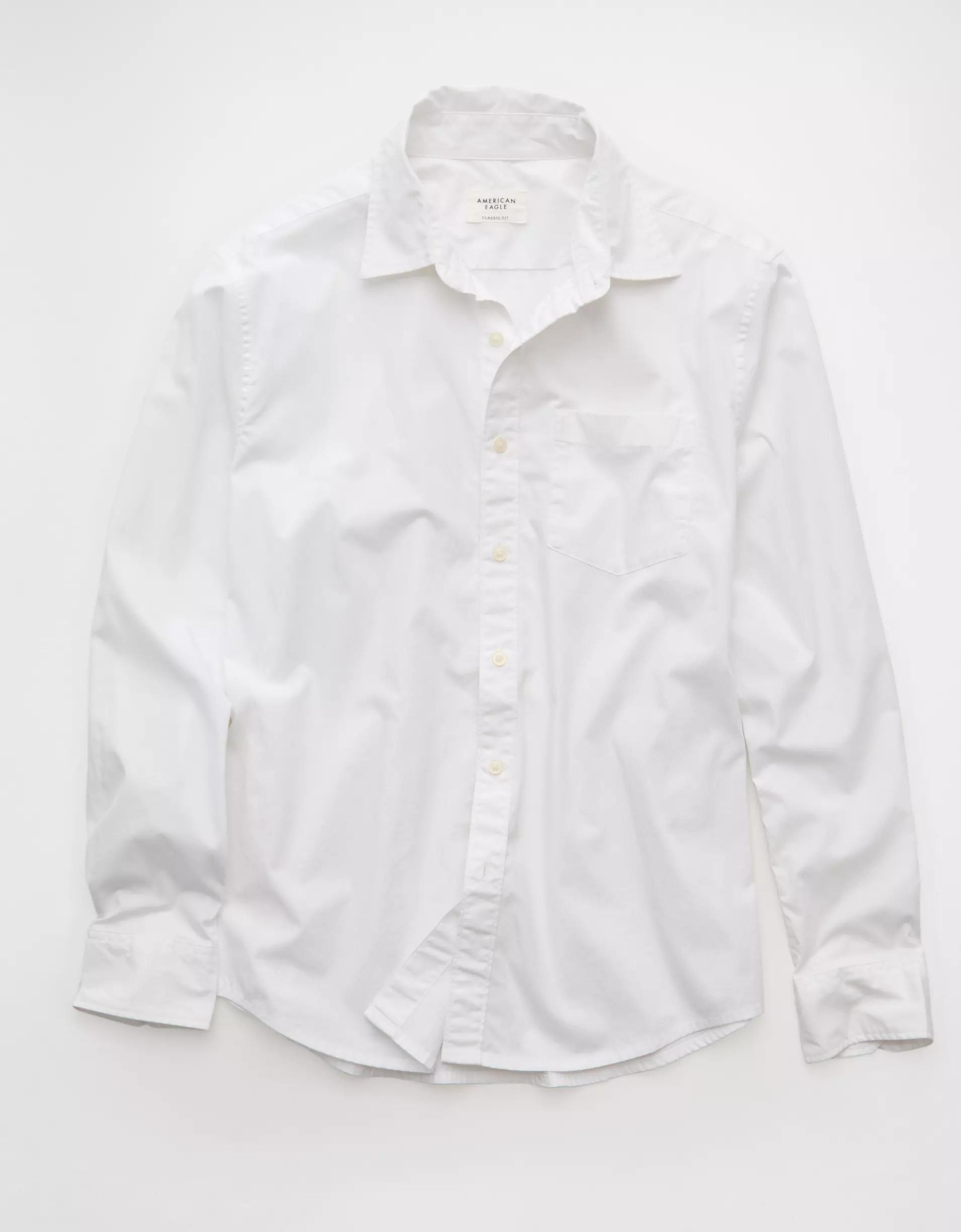 AE Everyday Classic Fit Poplin Button-Up Shirt Product Image