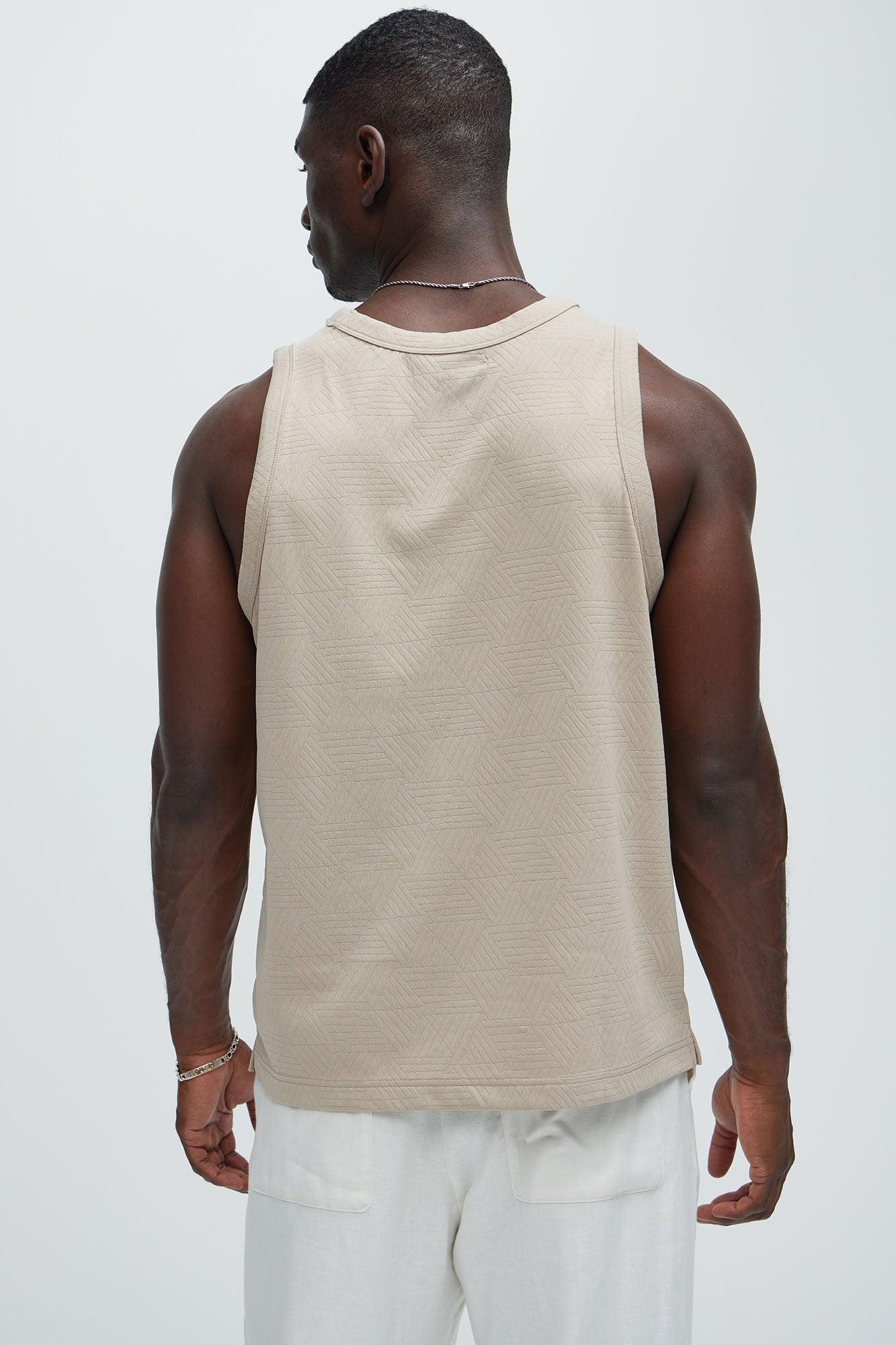 Kodi Textured Tank - Taupe Product Image