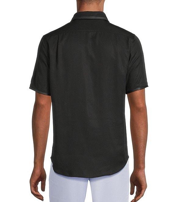 Murano Interdimensional Collection Slim Fit Heat Seal Short Sleeve Convertible Camp Shirt Product Image