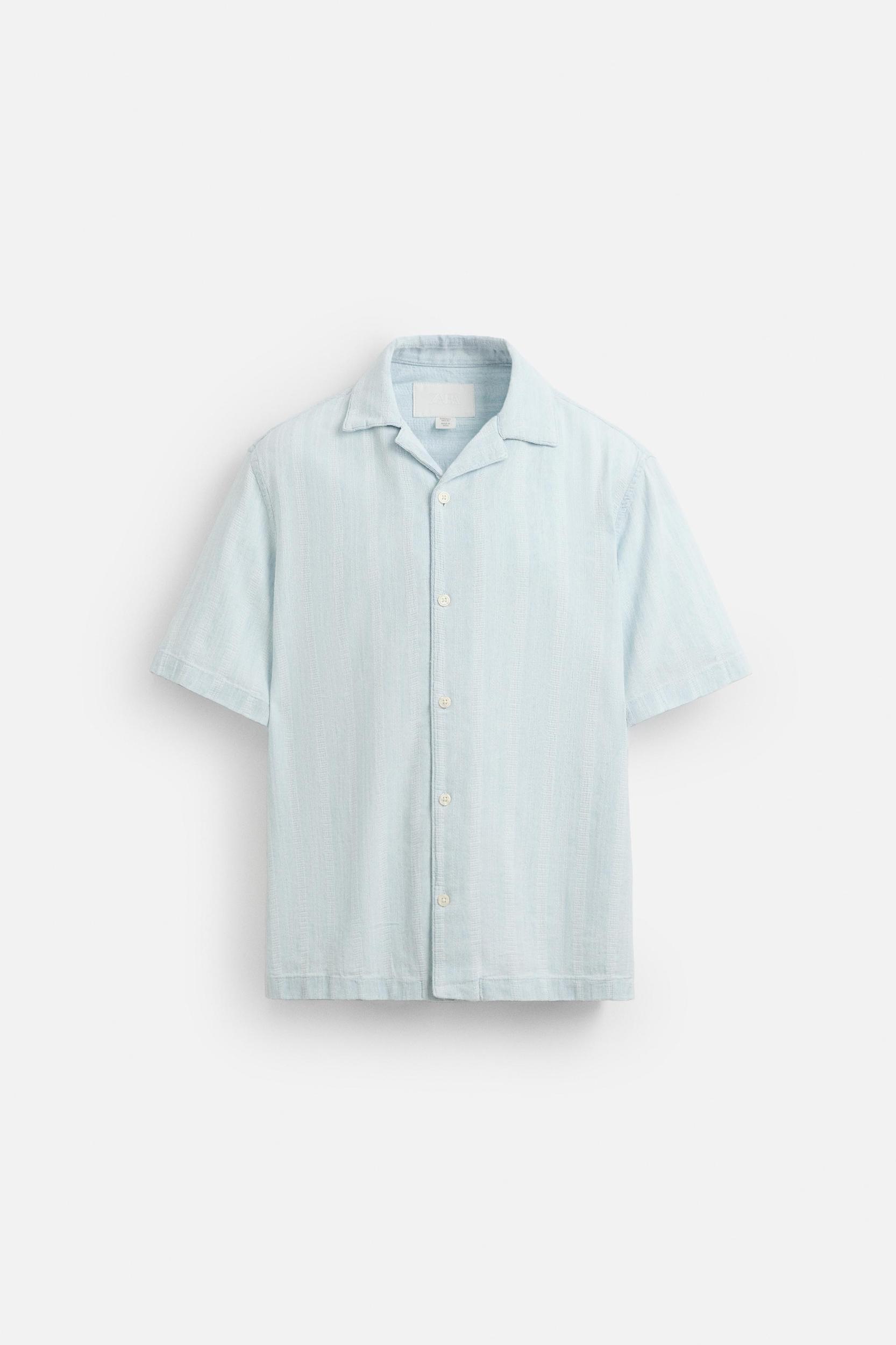 JACQUARD STRIPED SHIRT Product Image