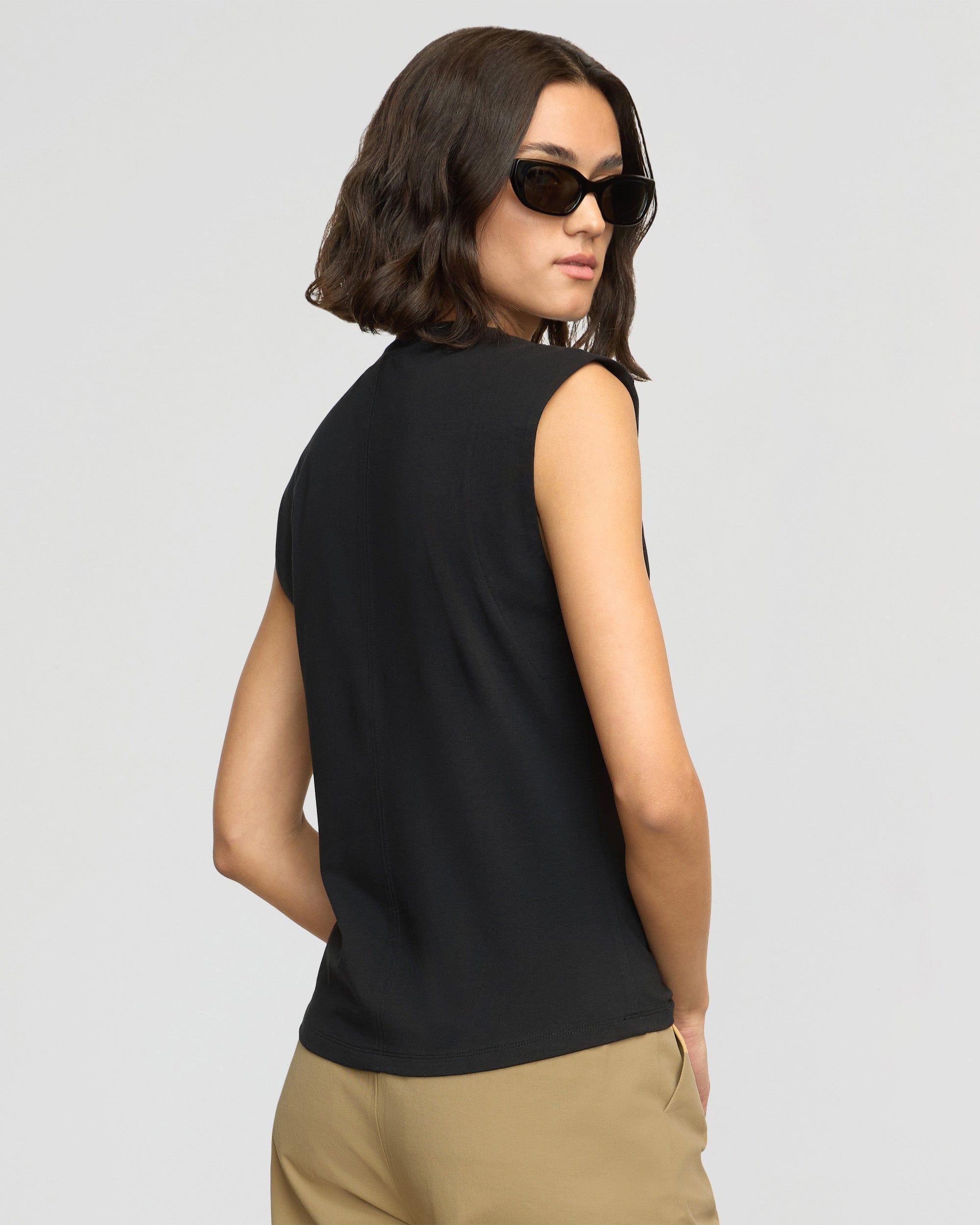 Nana Organic Cotton Structured-Shoulder Tee Product Image