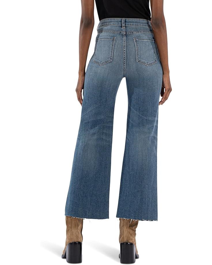 Meg High-Rise Fab Ab Wide Leg Raw Hem Product Image