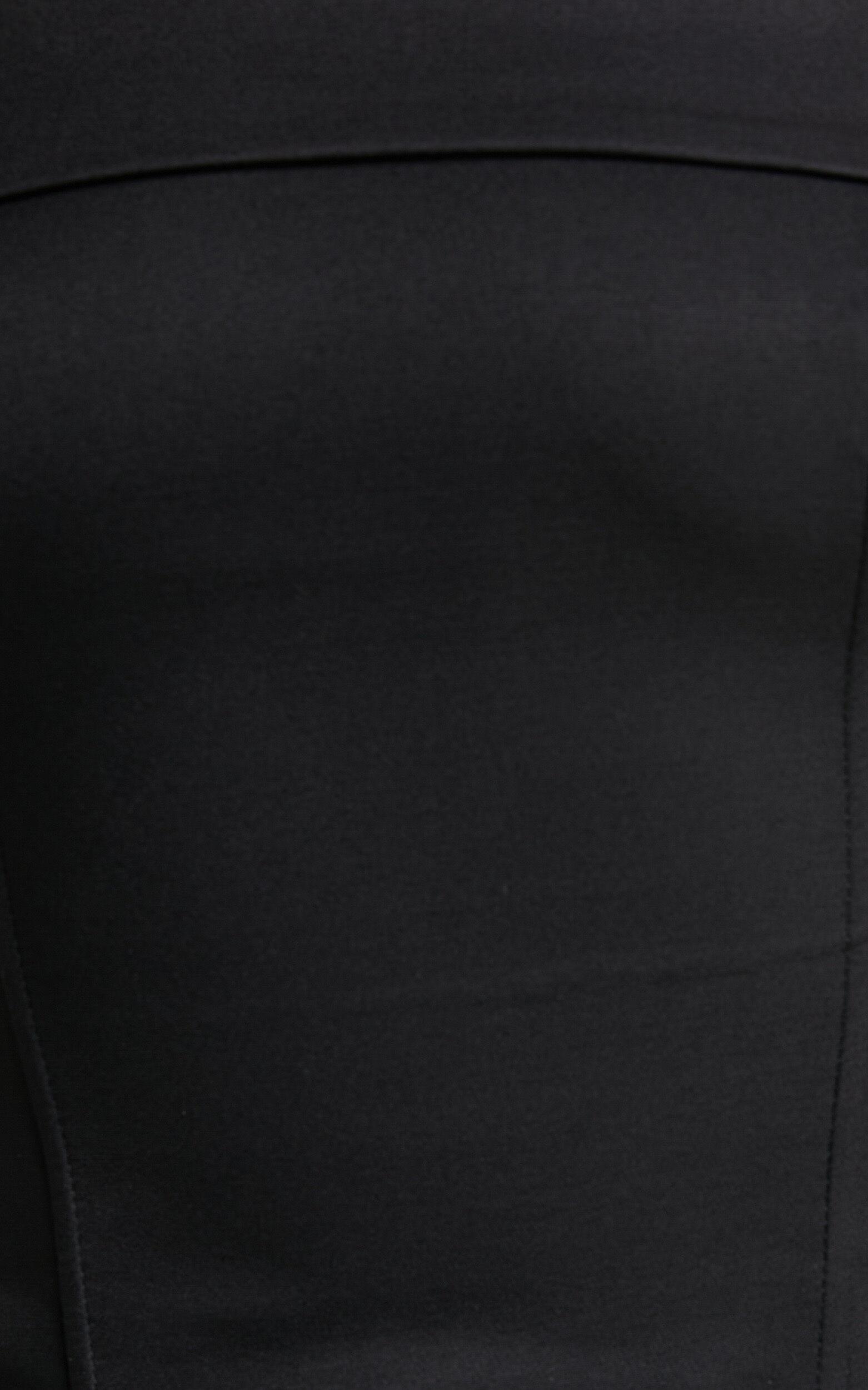 Vaira Top - Strapless Corset Top in Black Product Image