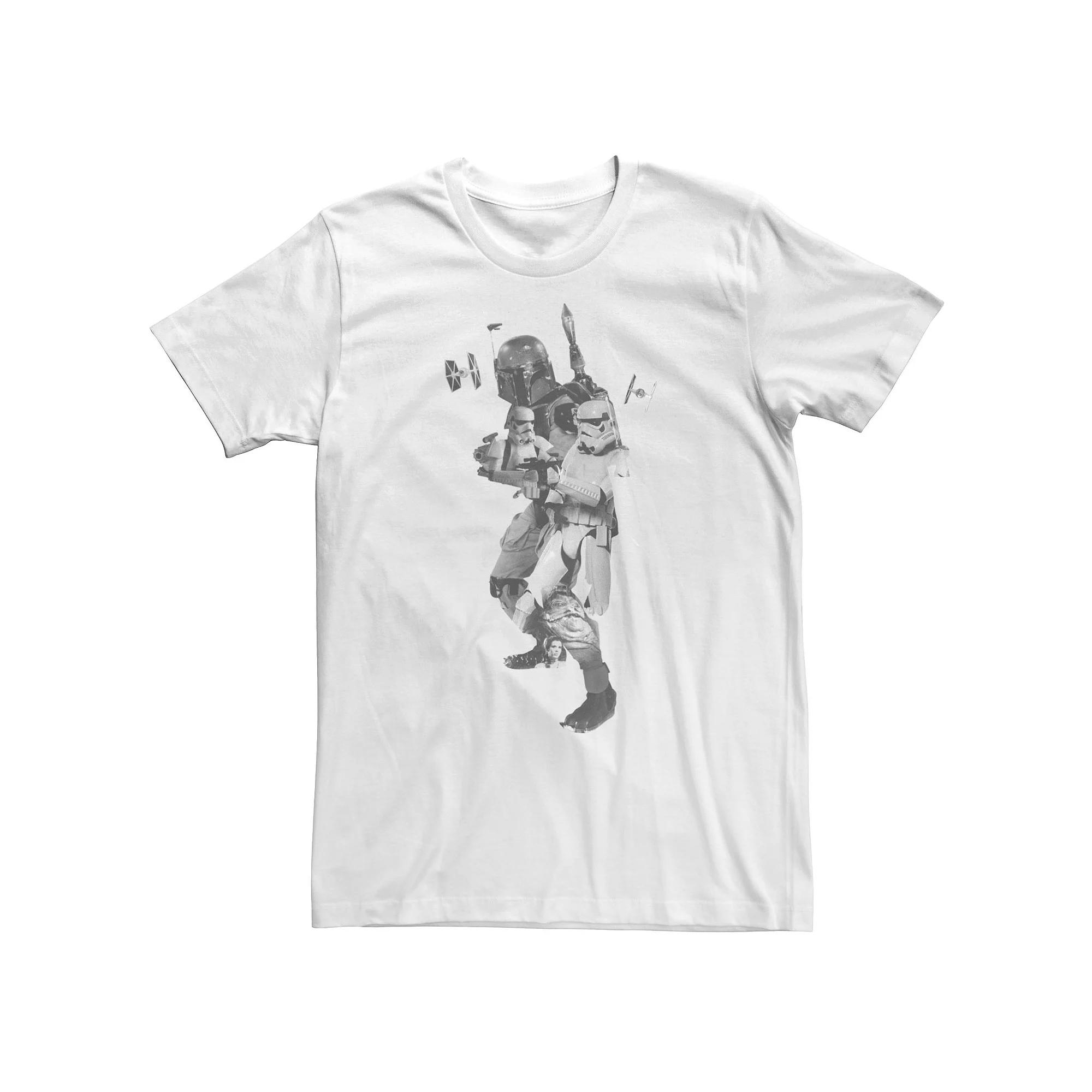 Big & Tall Star Wars Stormtrooper & Bounty Hunter Collage Tee, Men's,  Product Image