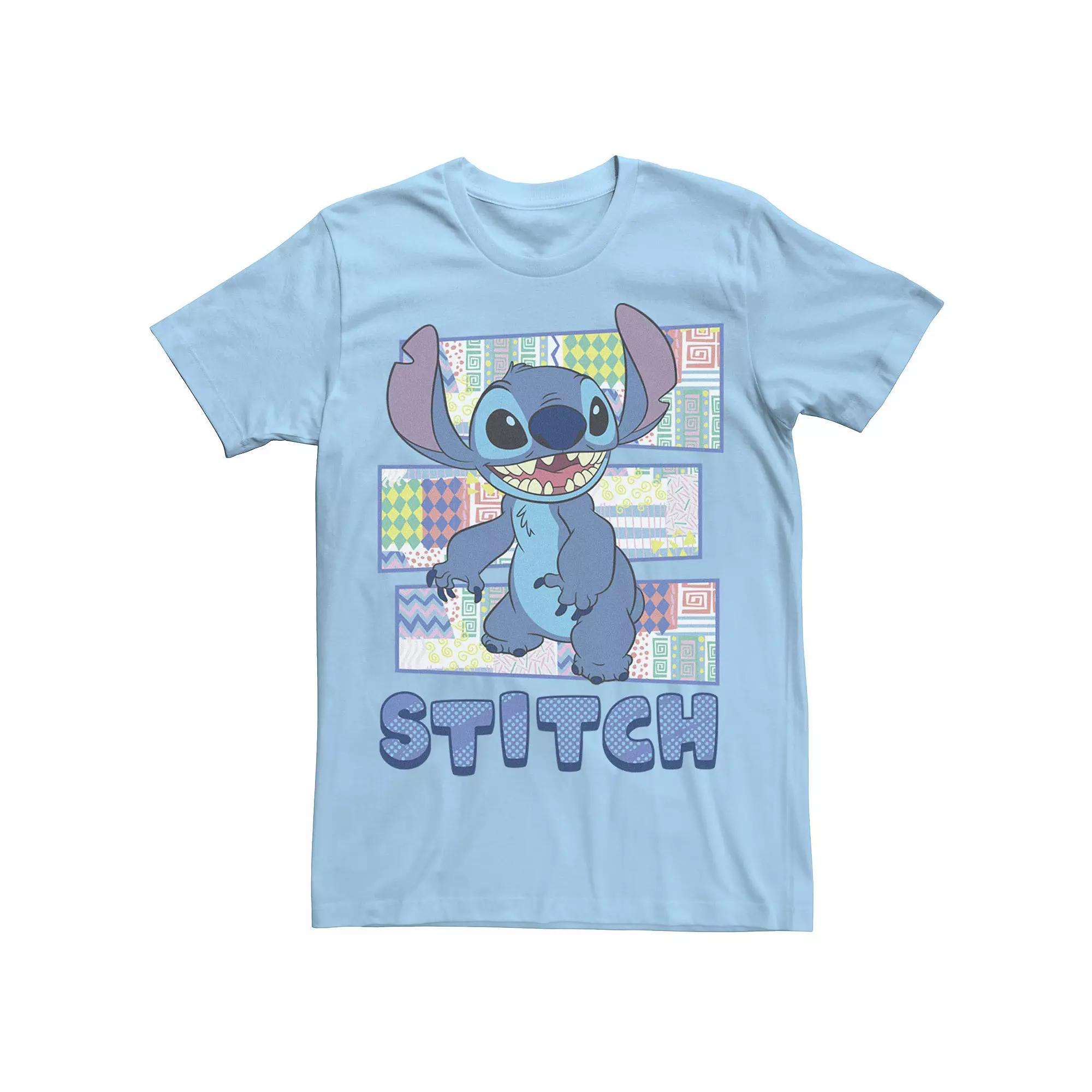Disney's Lilo & Stitch Men's Design Panels Portrait Tee,  Product Image