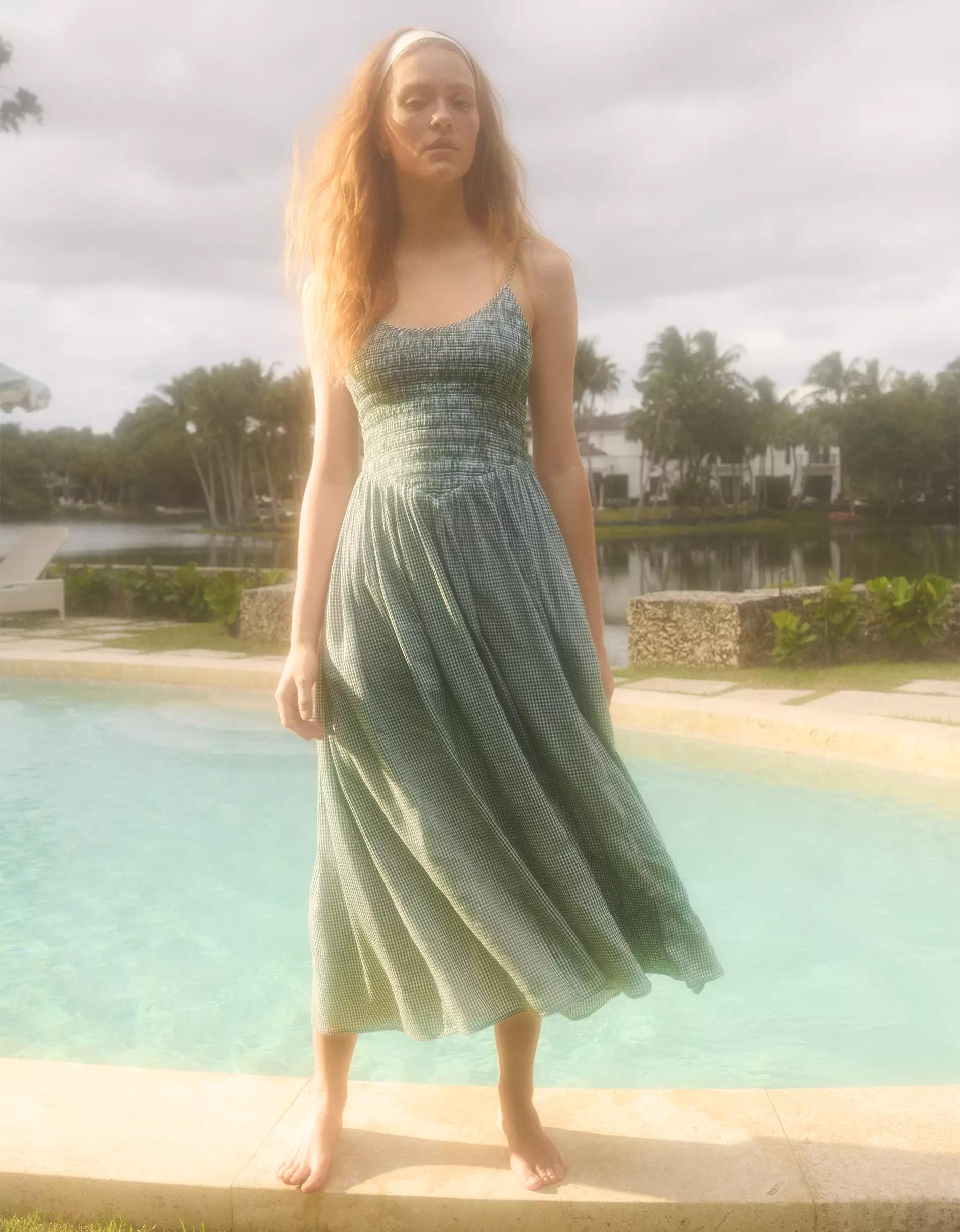 Aerie At The Barre Midi Dress Women's Product Image