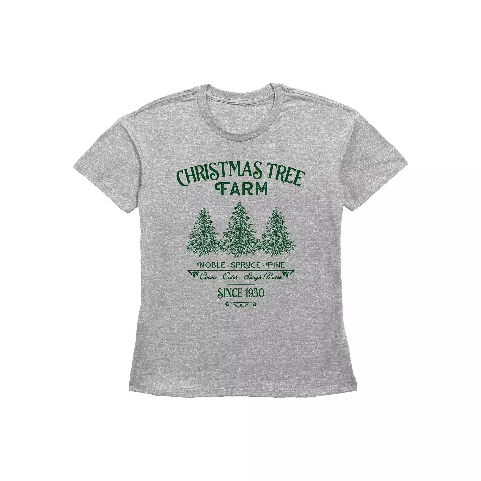 Women's Christmas Tree Farm Since 1930 Graphic Tee,  Product Image