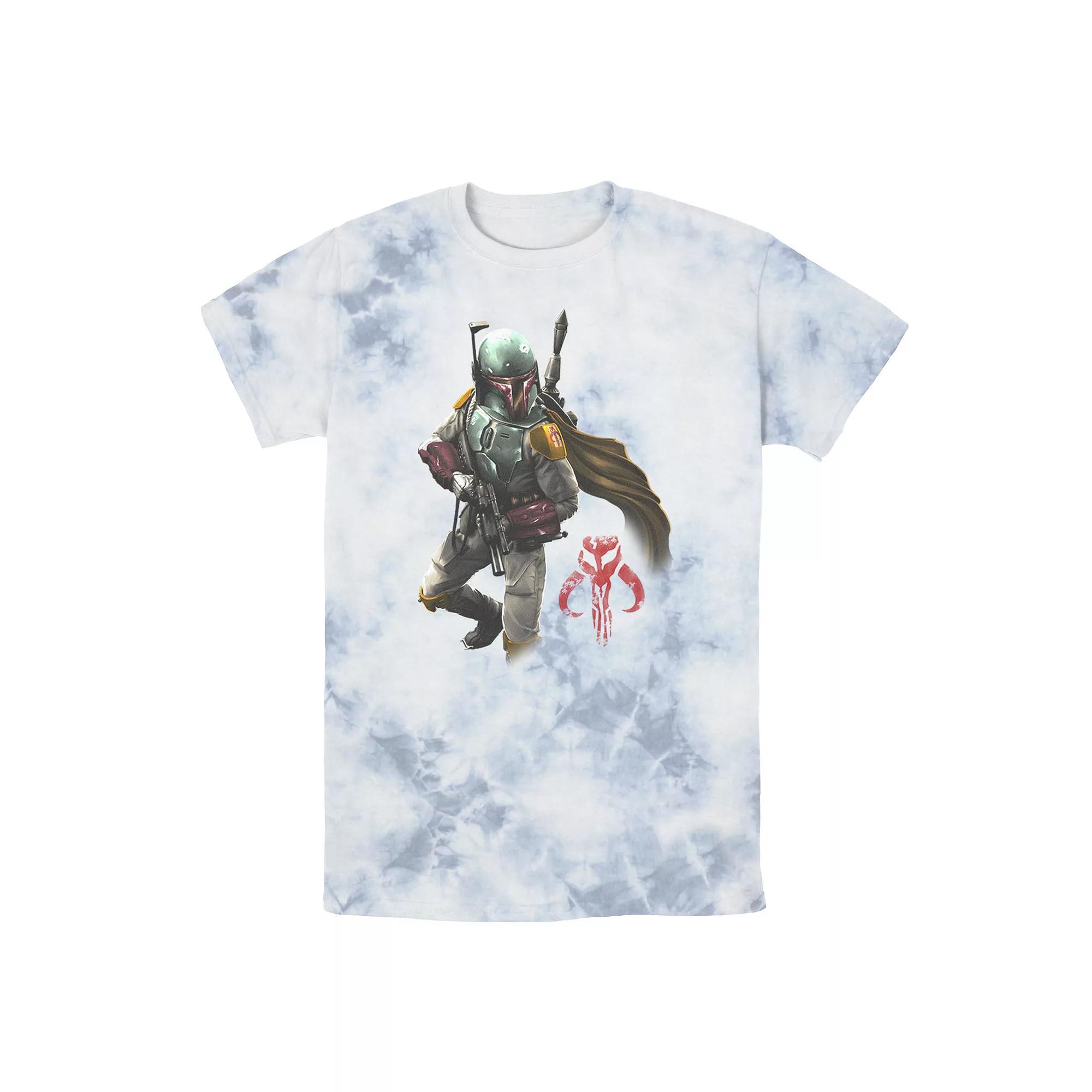 Men's Star Wars Boba Fett Grunge Profile Tee, Boy's,  Product Image