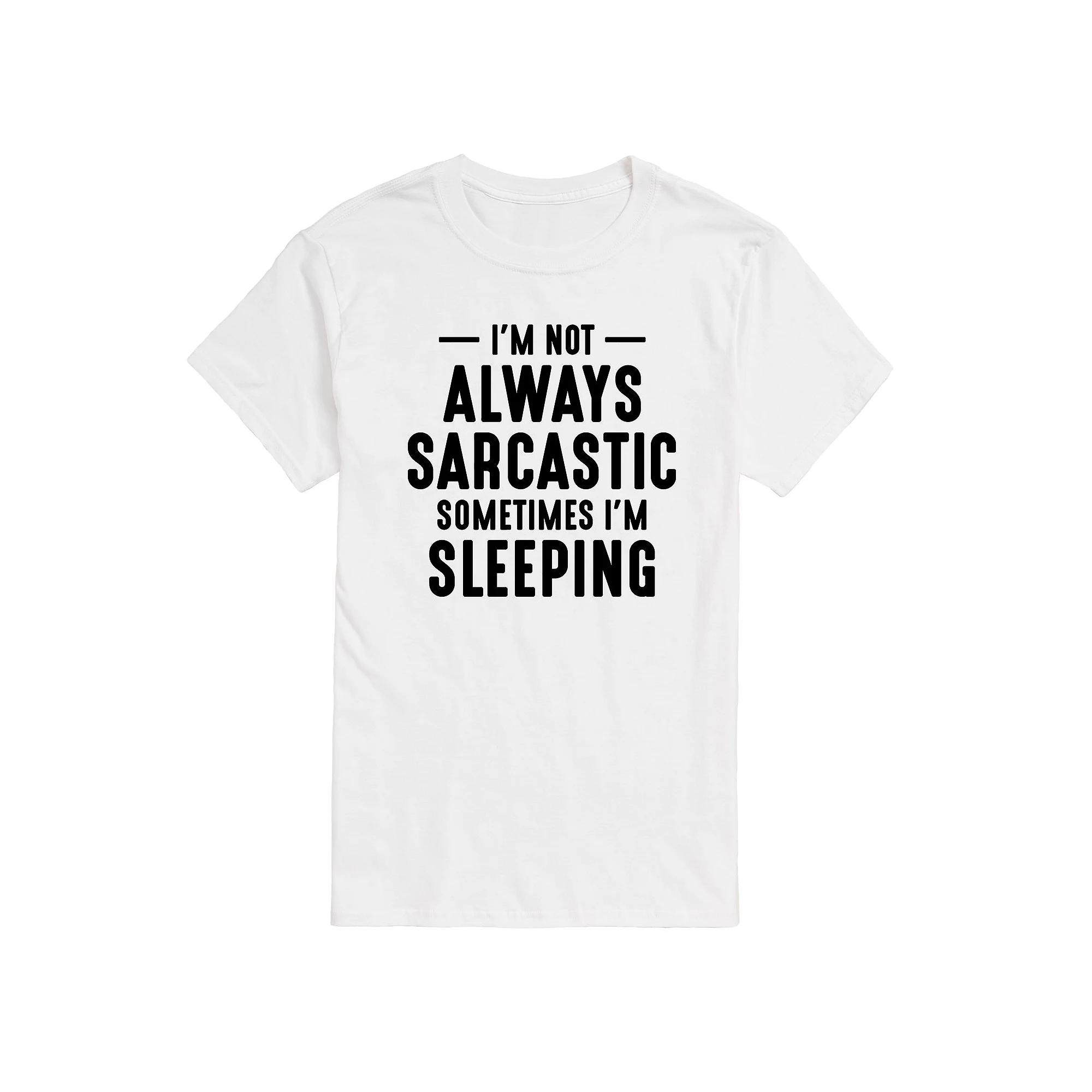 Big & Tall I'm Not Always Sarcastic Graphic Tee, Men's,  Product Image
