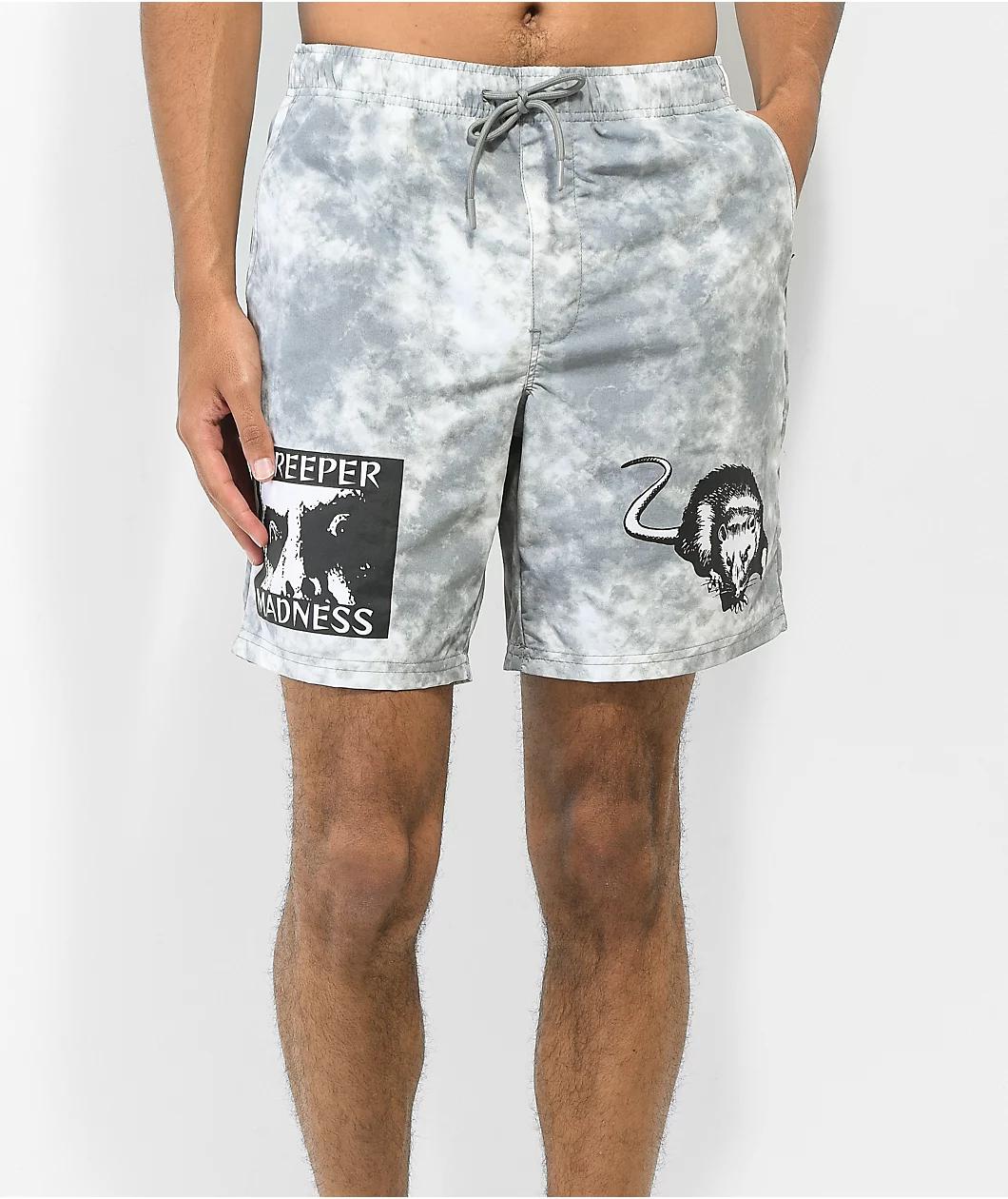 Vitriol Fusion Grey Wash Board Shorts Product Image