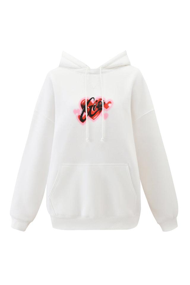 DORIAN HOODIE - WHITE Product Image
