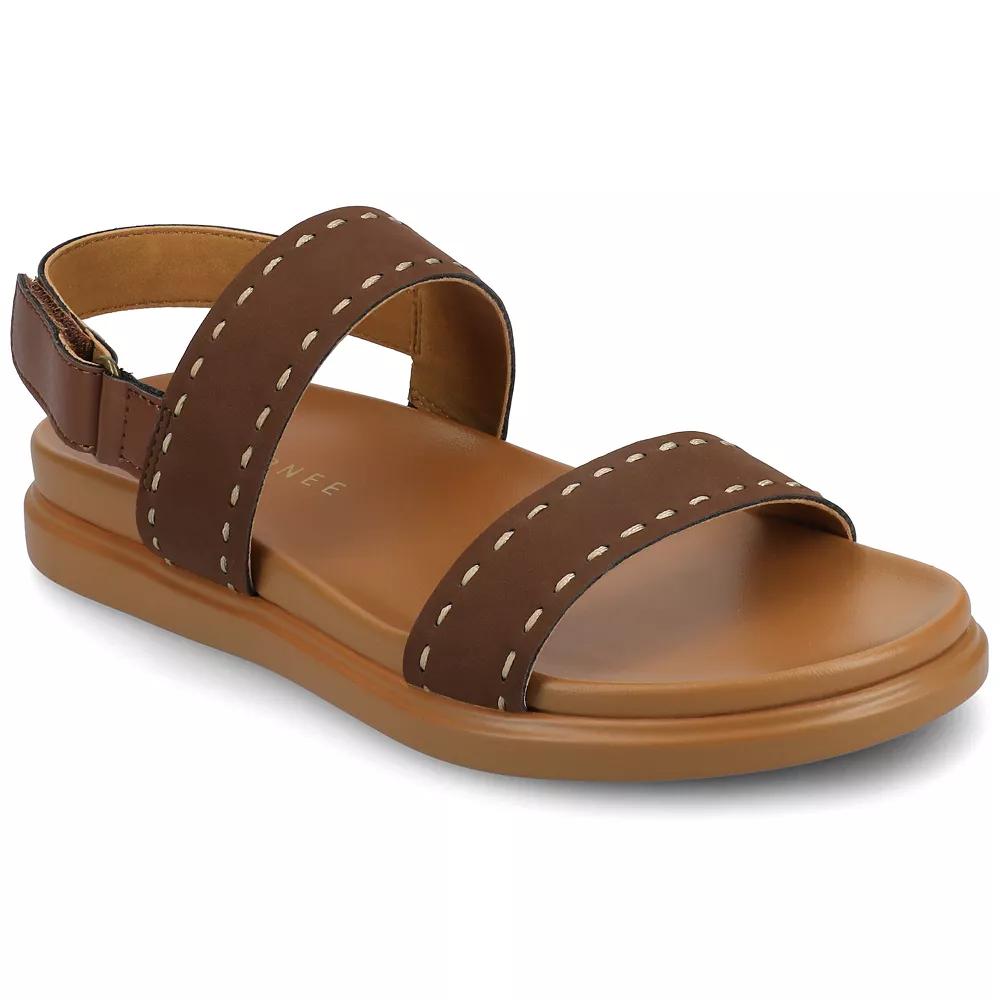 Journee Milie Women's Multi Strap Sandals,  Product Image