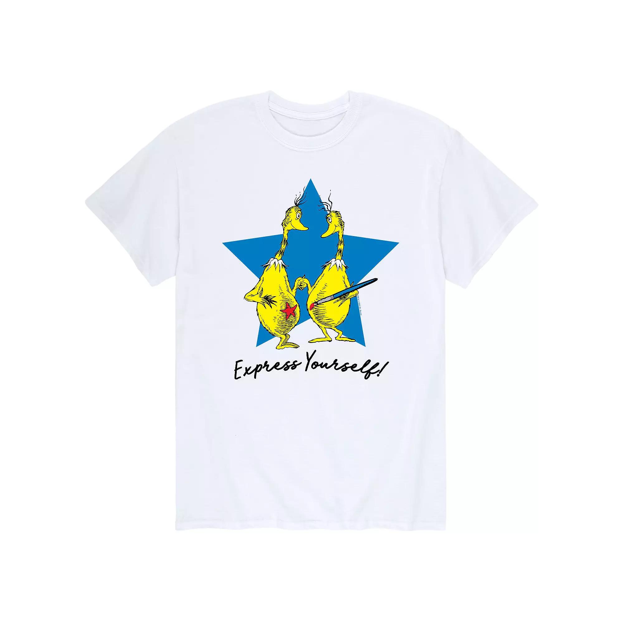 Men's Dr. Seuss Express Yourself Tee,  Product Image