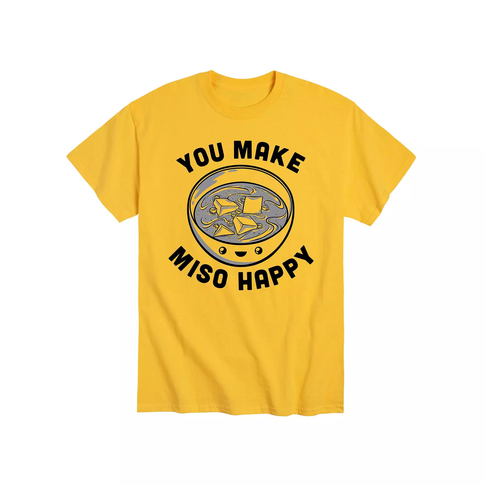 Men's "You Make Miso Happy" Tee,  Product Image