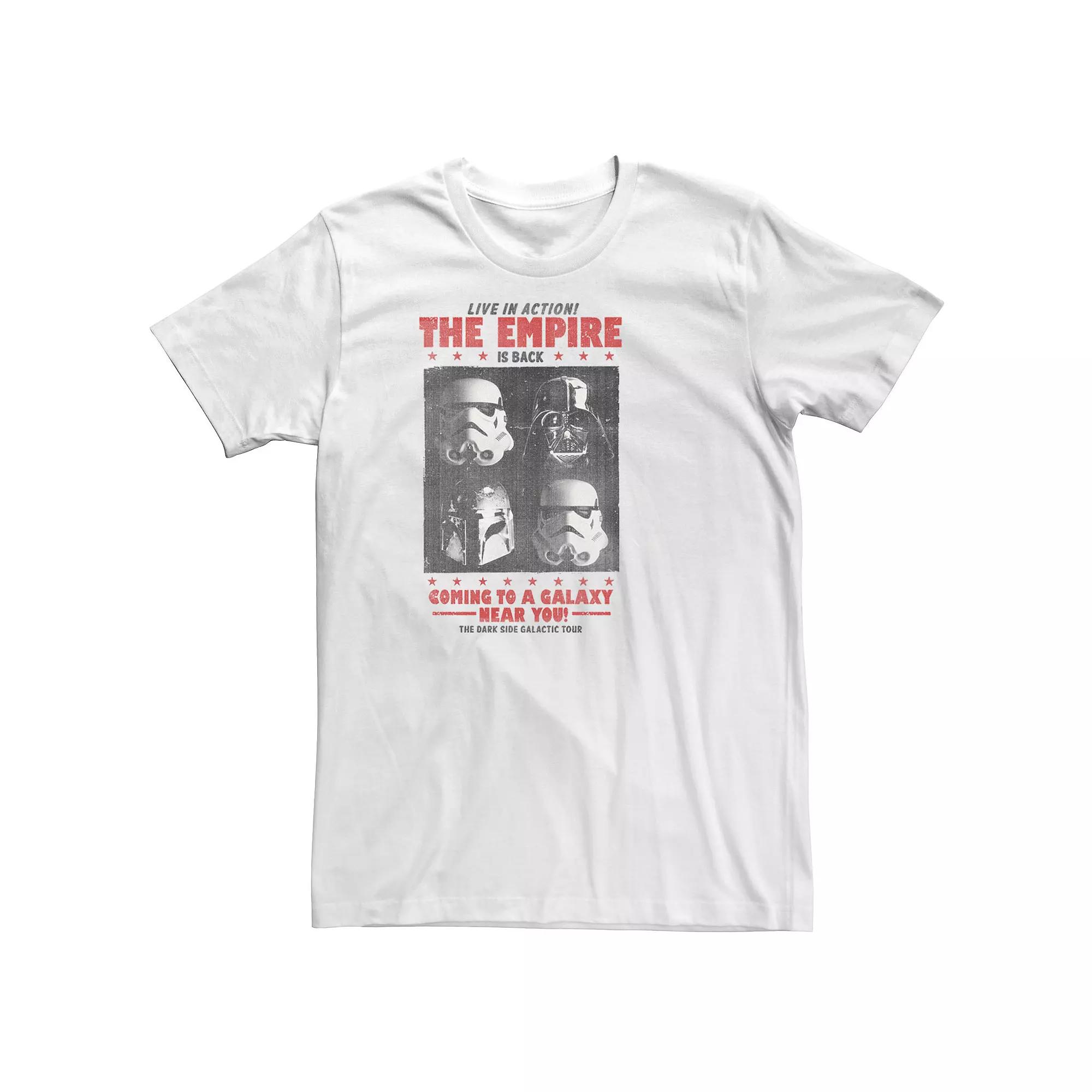 Big & Tall Star Wars The Empire Arrival Poster Tee, Men's,  Product Image