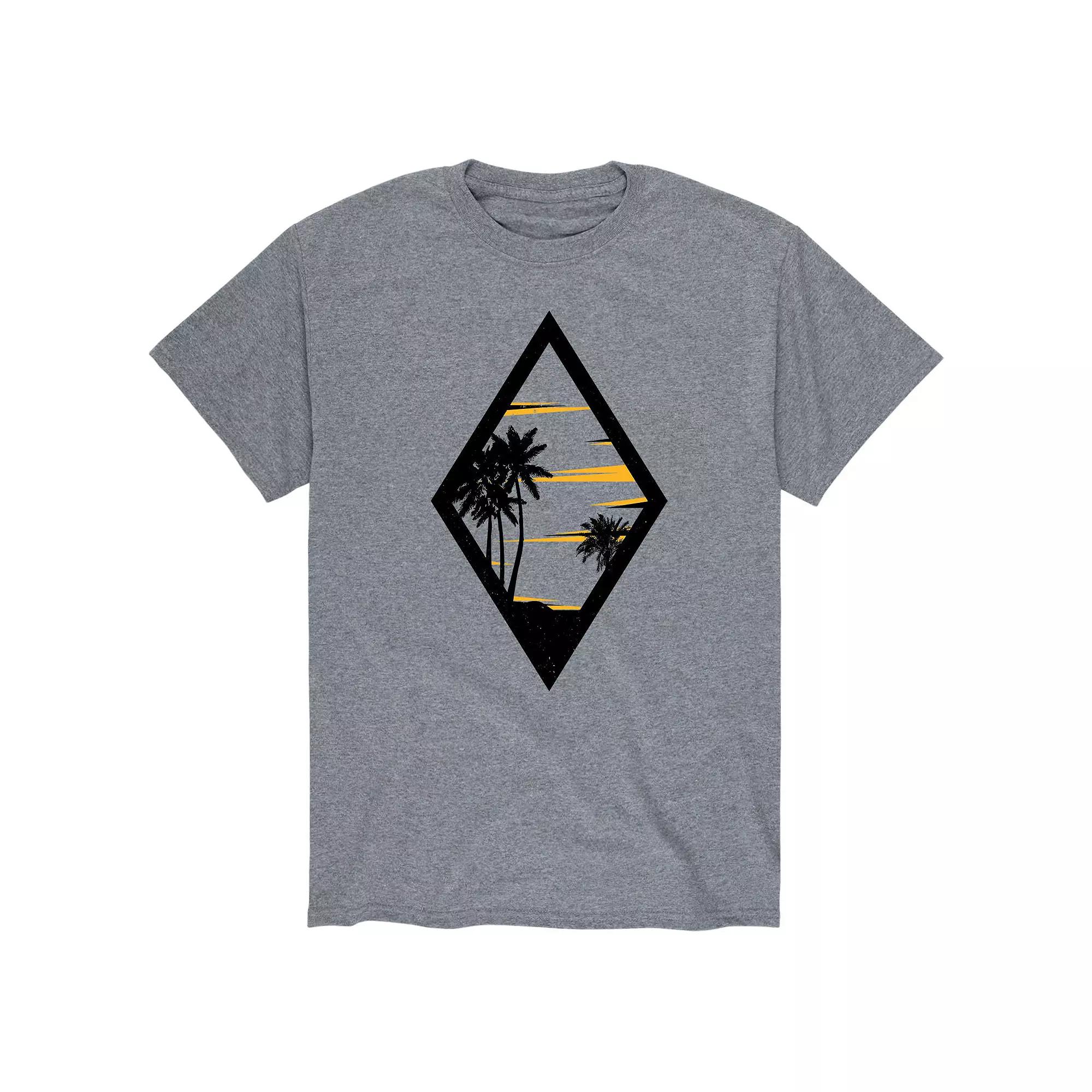 Big & Tall Beach Scene Graphic Tee, Men's,  Product Image