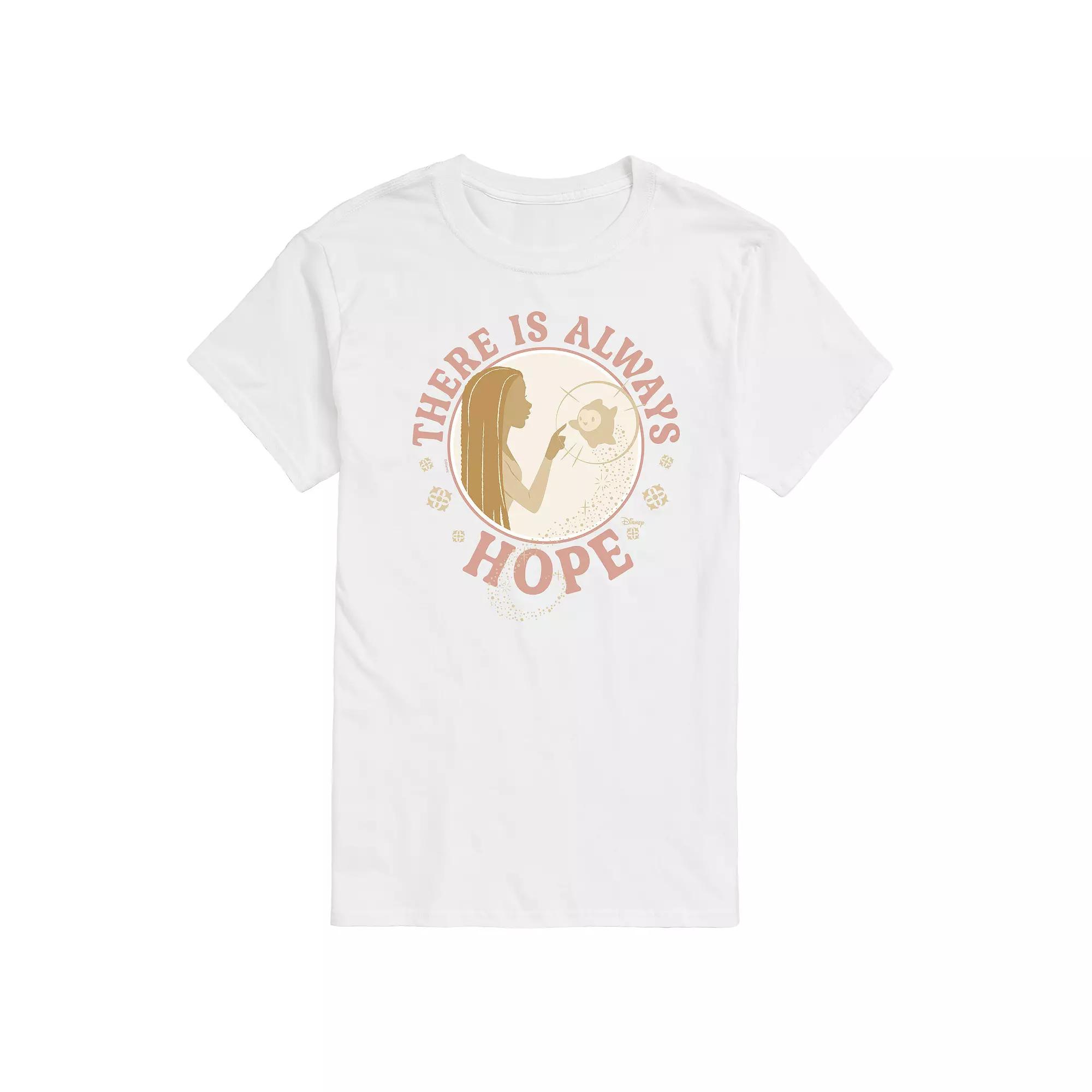 Disney's Wish Asha and Star Men's There Is Always Hope Graphic Tee,  Product Image